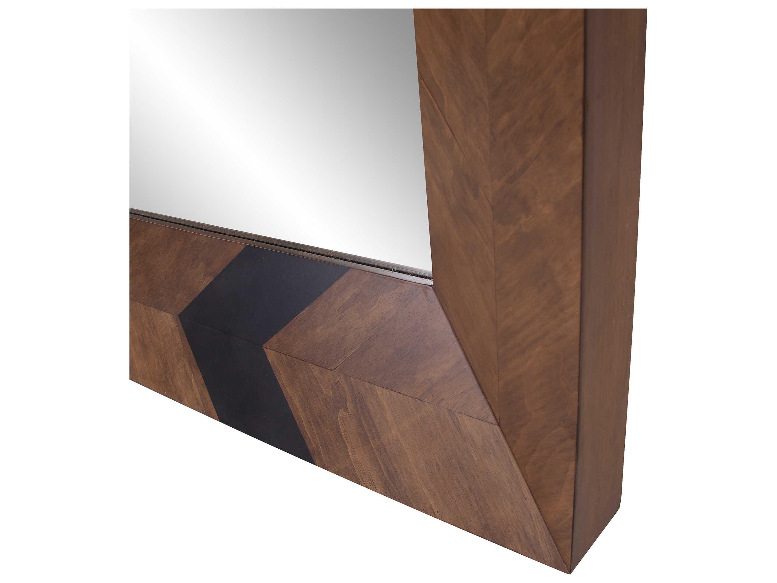 Howard Elliott Sierra Natural Wood Rectangular Wall Mirror