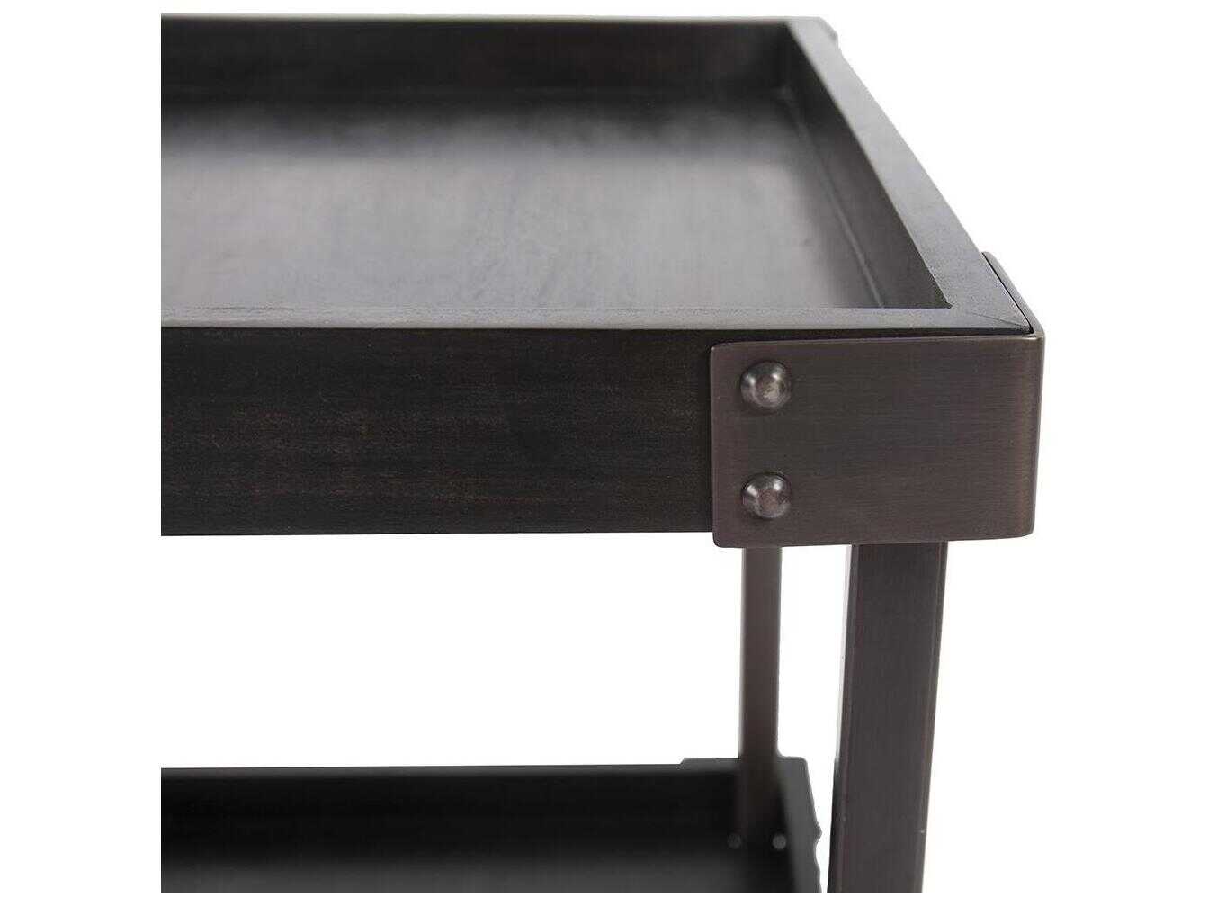 Howard Elliott Avenue Rectangular Wood Dark Bronze Coffee Table