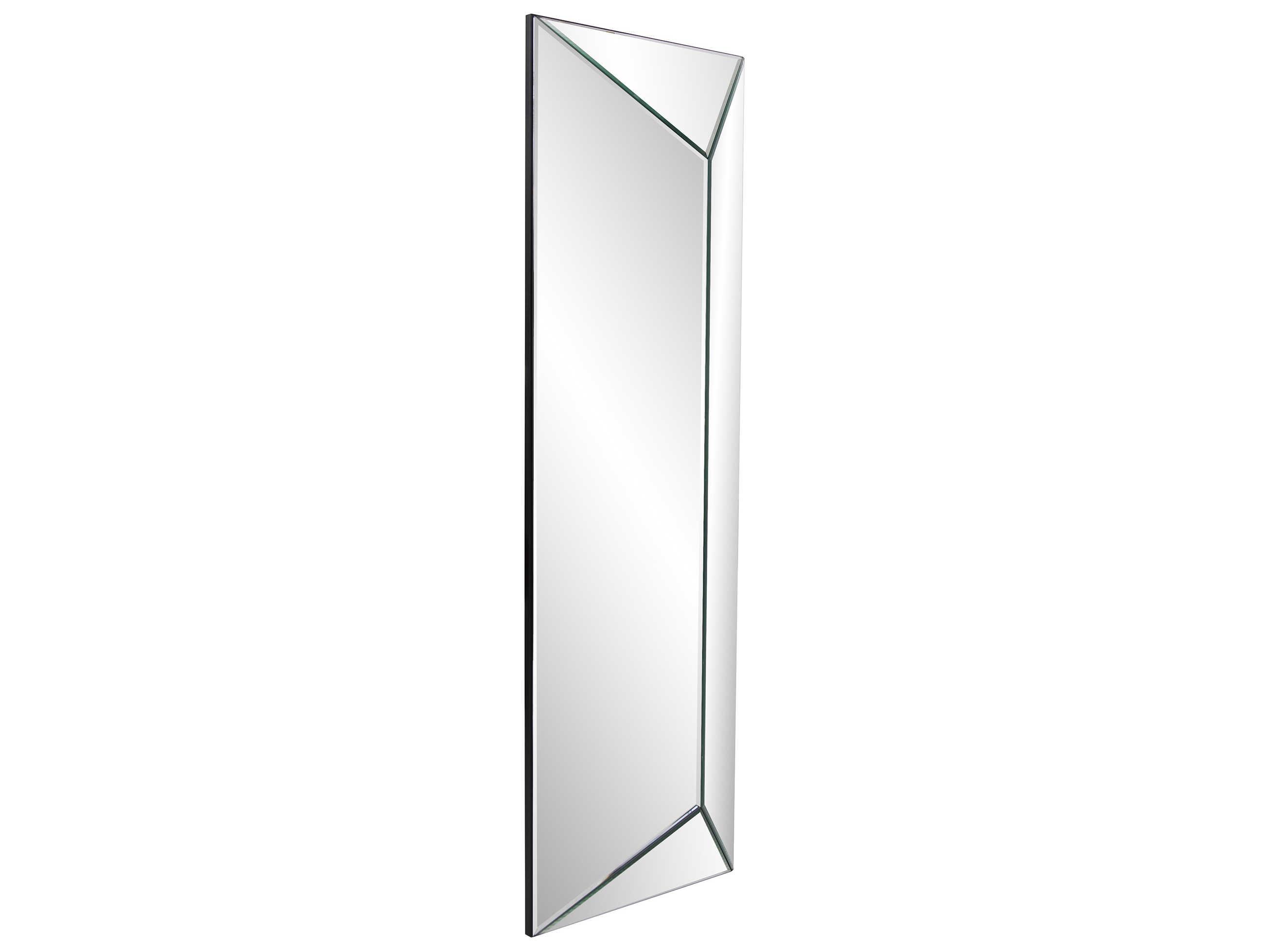 Howard Elliott Vertex Clear Rectangular Wall Mirror