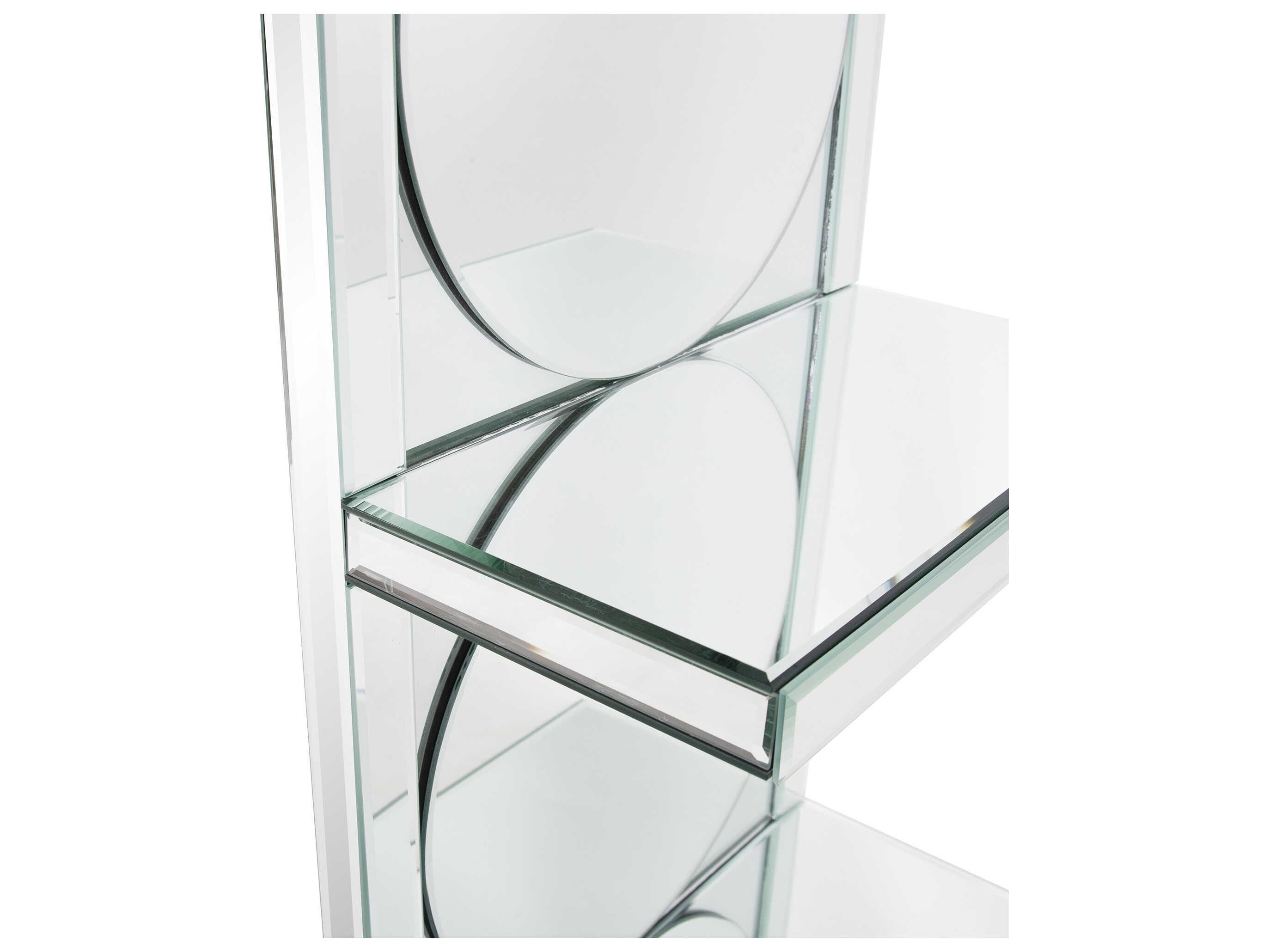 Howard Elliott Triplexed Clear Rectangular Wall Mirror