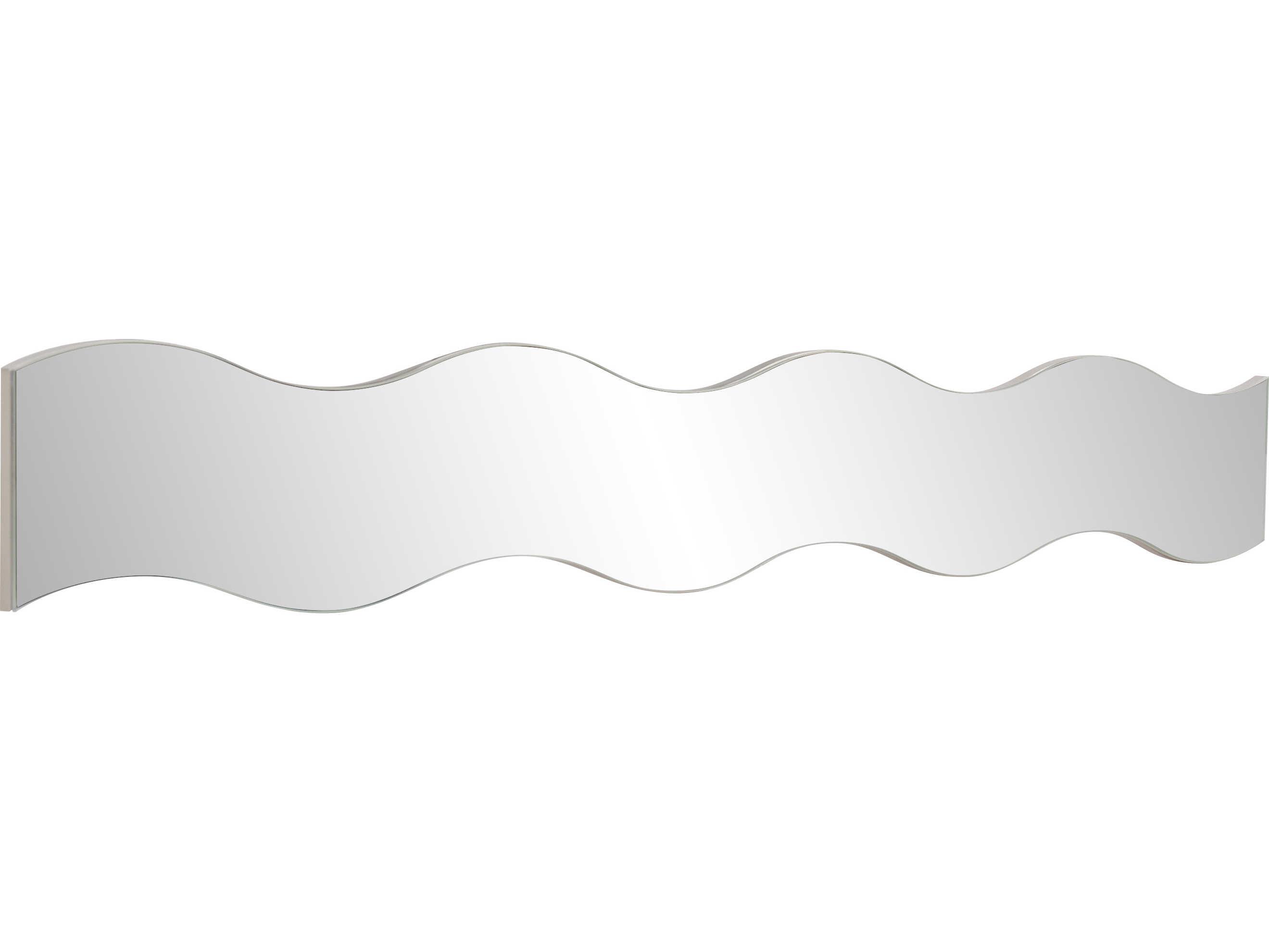 Howard Elliott Wave Champagne Wall Mirror