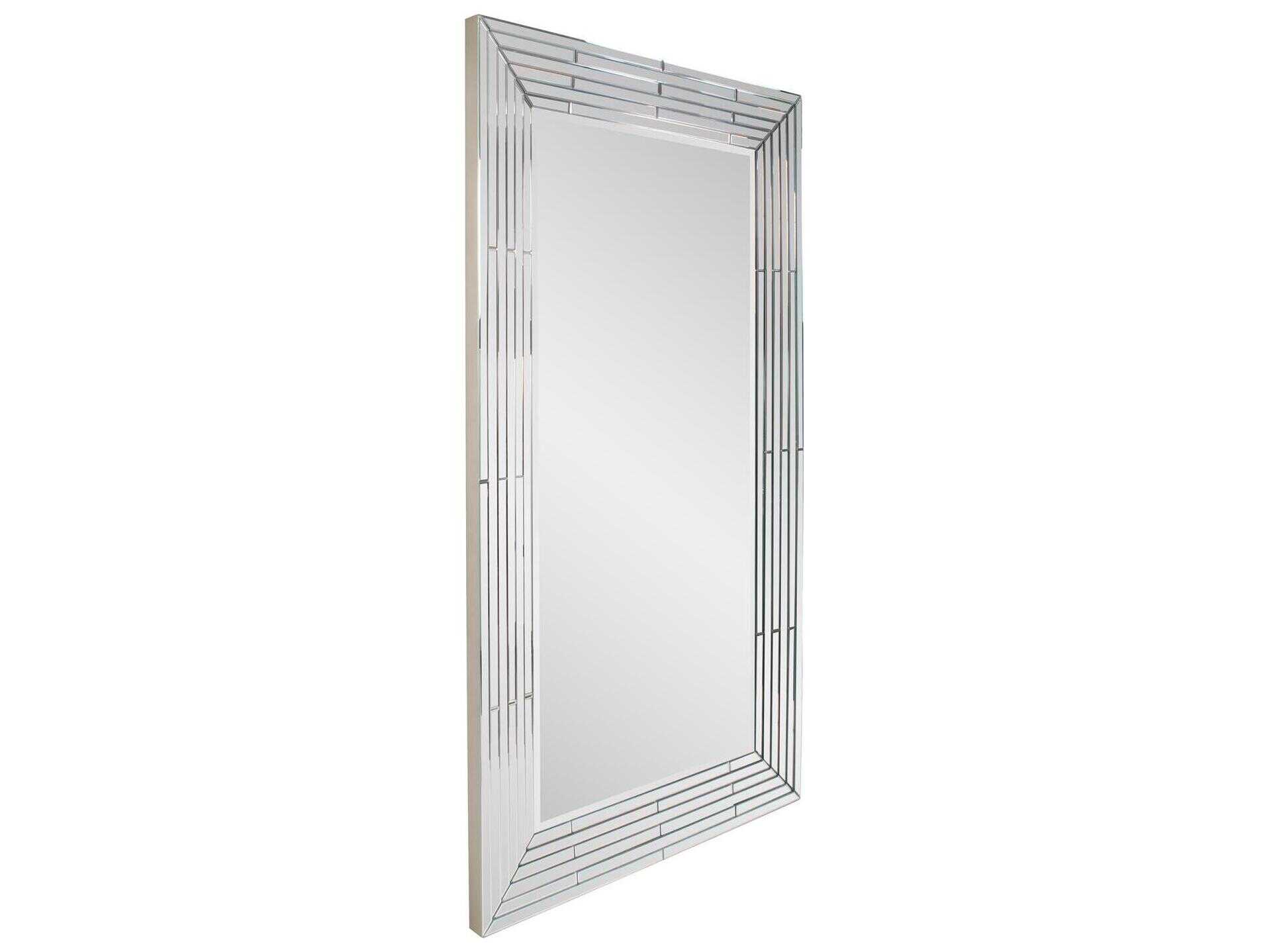 Howard Elliott Lenox Champagne Rectangular Wall Mirror