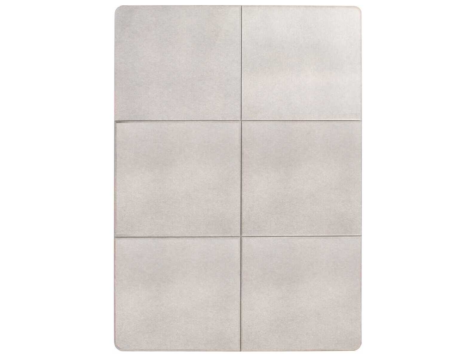 Howard Elliott Classic Strasbourg Antique Silver Rectangular Mirror