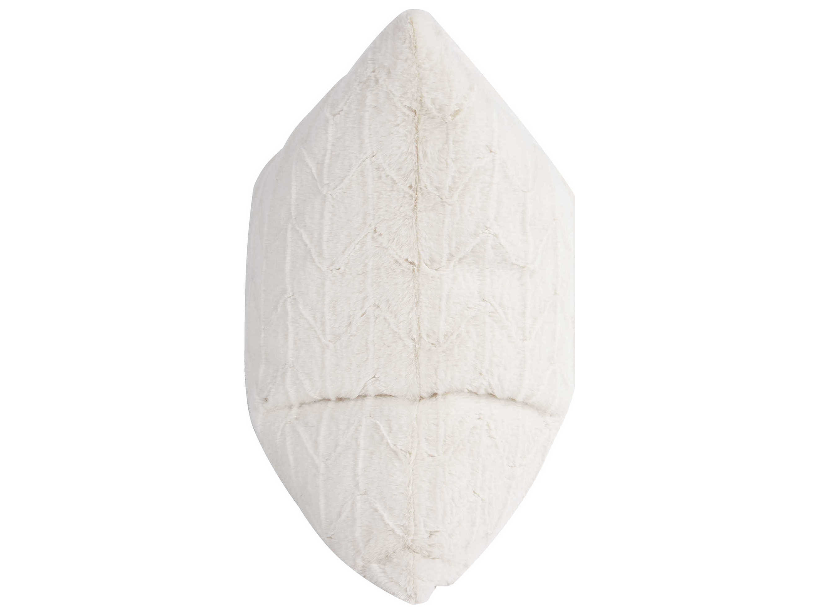 Howard Elliott Faux Fur Angora Natural 24" x 24" Pillow