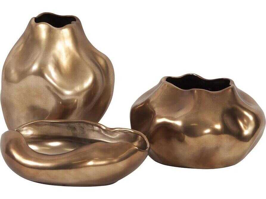 Howard Elliott Abstract Bronze Vase