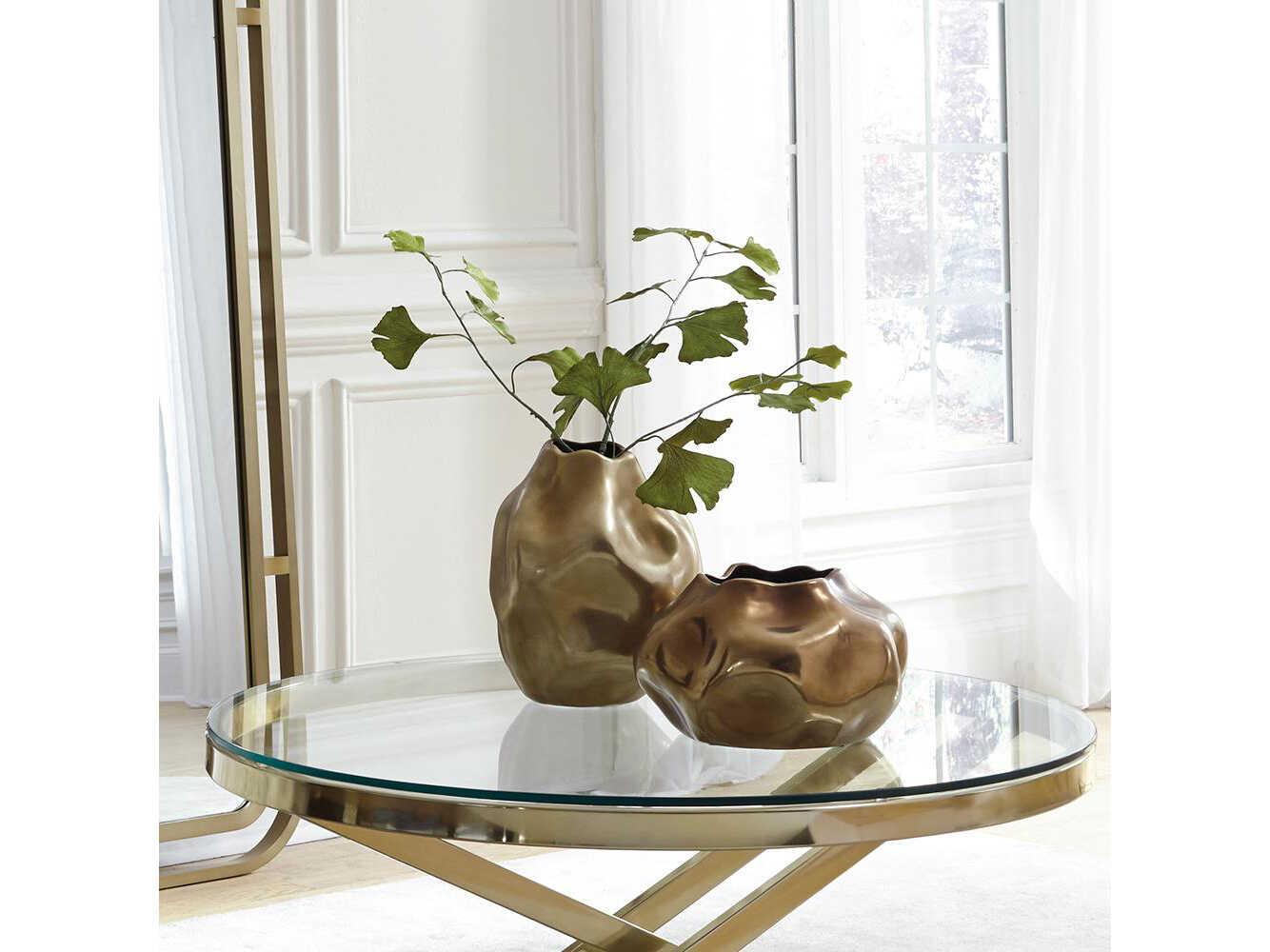 Howard Elliott Abstract Bronze Vase