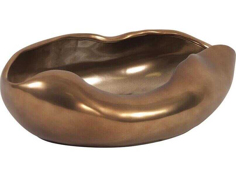 Howard Elliott Abstract Bronze Decorative Bowl