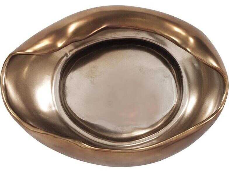 Howard Elliott Abstract Bronze Decorative Bowl