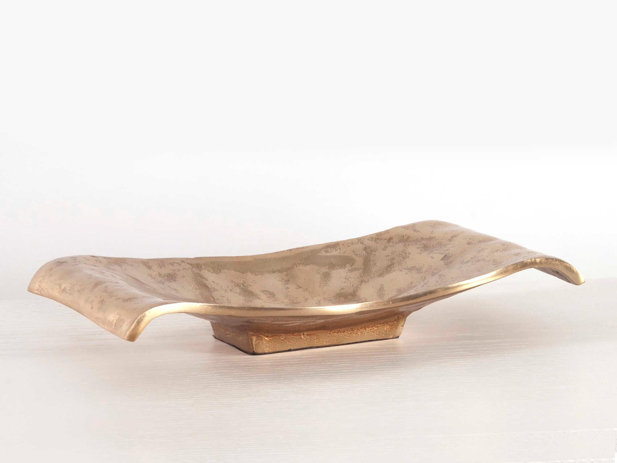 Howard Elliott Gold Scrolled Decorative Plate