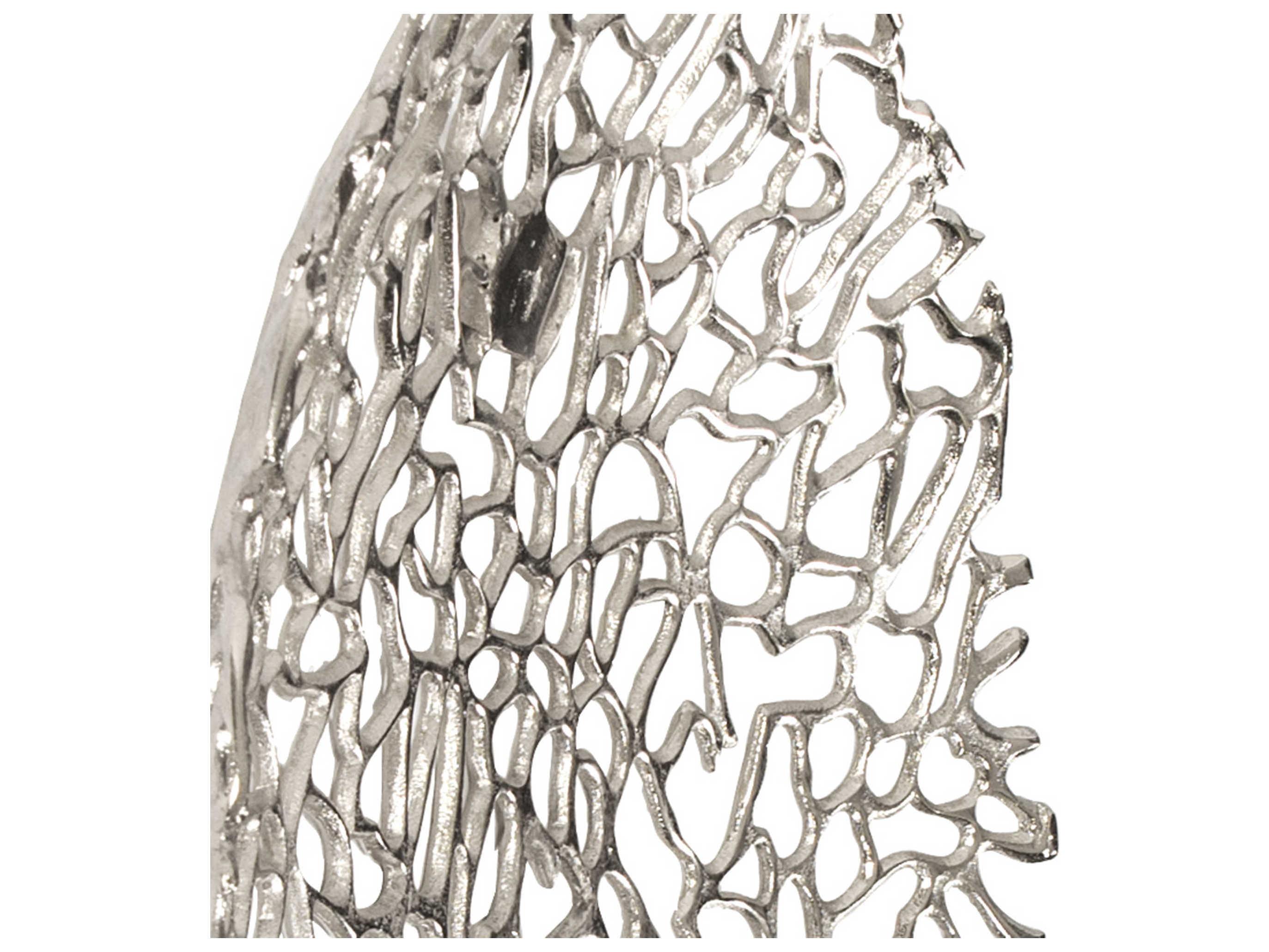 Howard Elliott Open Work Silver Metal Wall Art