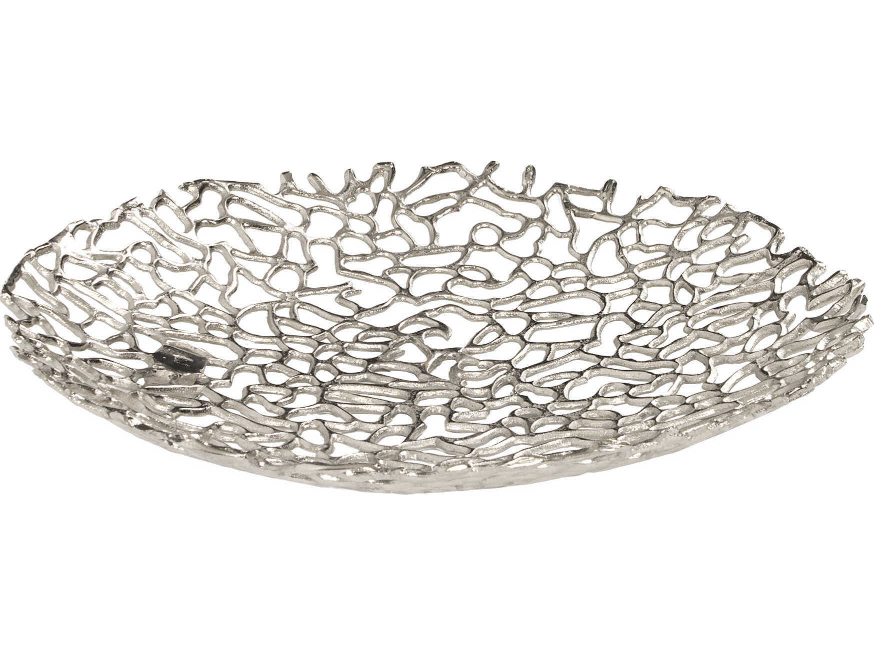 Howard Elliott Open Work Silver Metal Wall Art