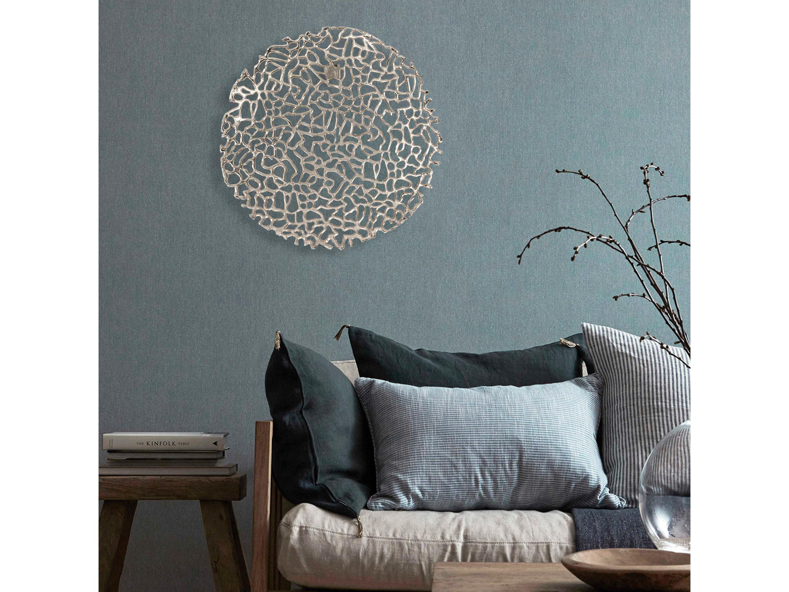 Howard Elliott Open Work Silver Metal Wall Art