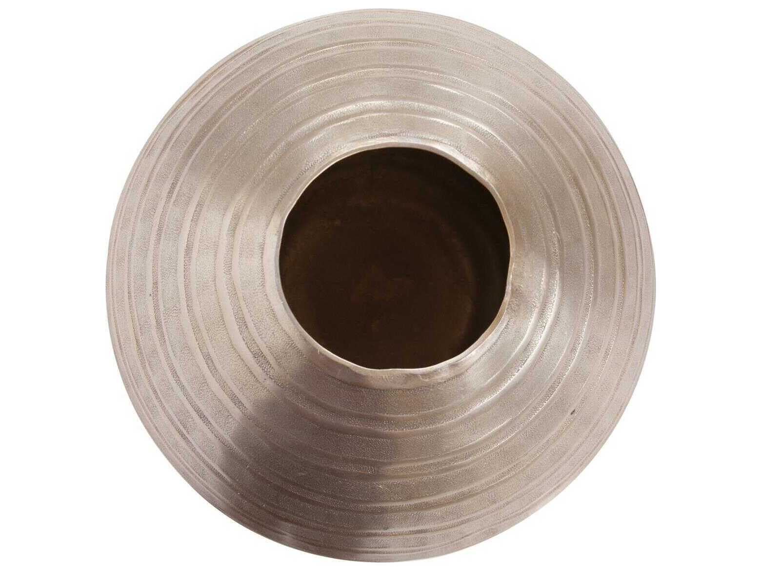 Howard Elliott Chiseled Champagne Teardrop Vase