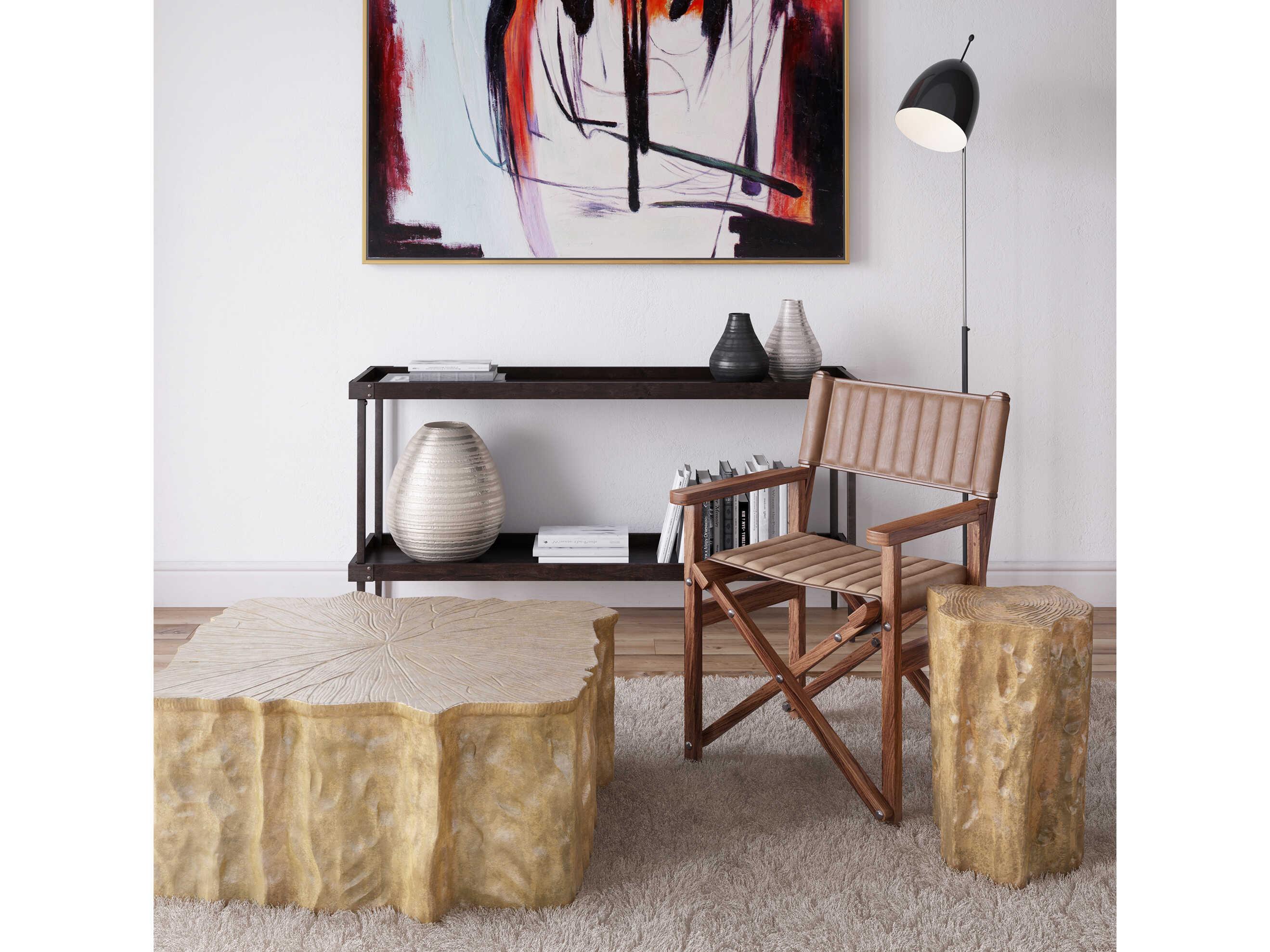 Howard Elliott Chiseled Champagne Bell Vase