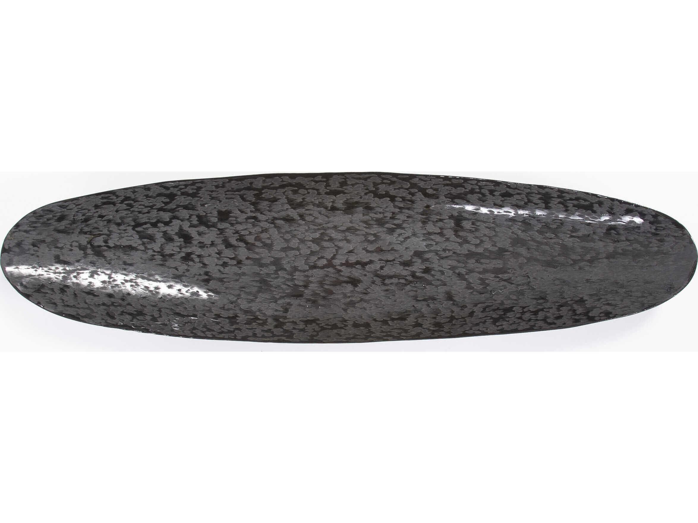 Howard Elliott Chiseled Black Serving Tray