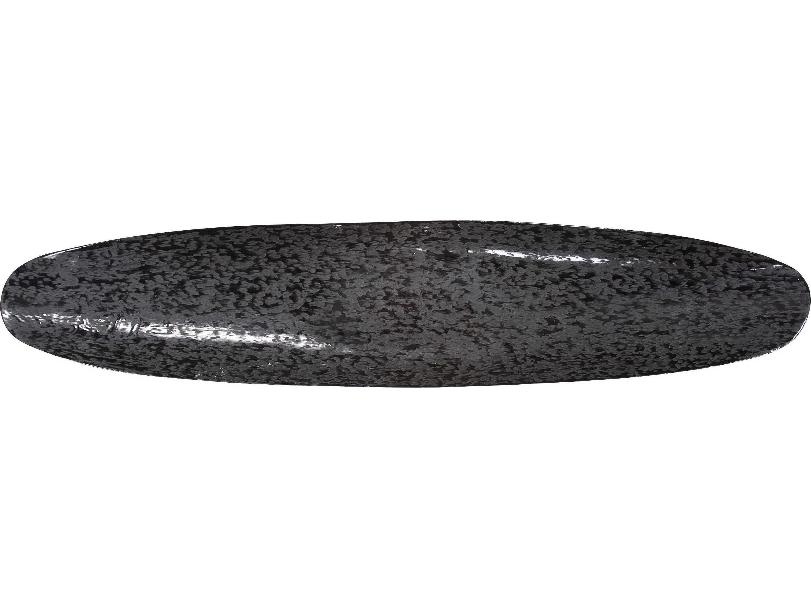 Howard Elliott Chiseled Black Serving Tray