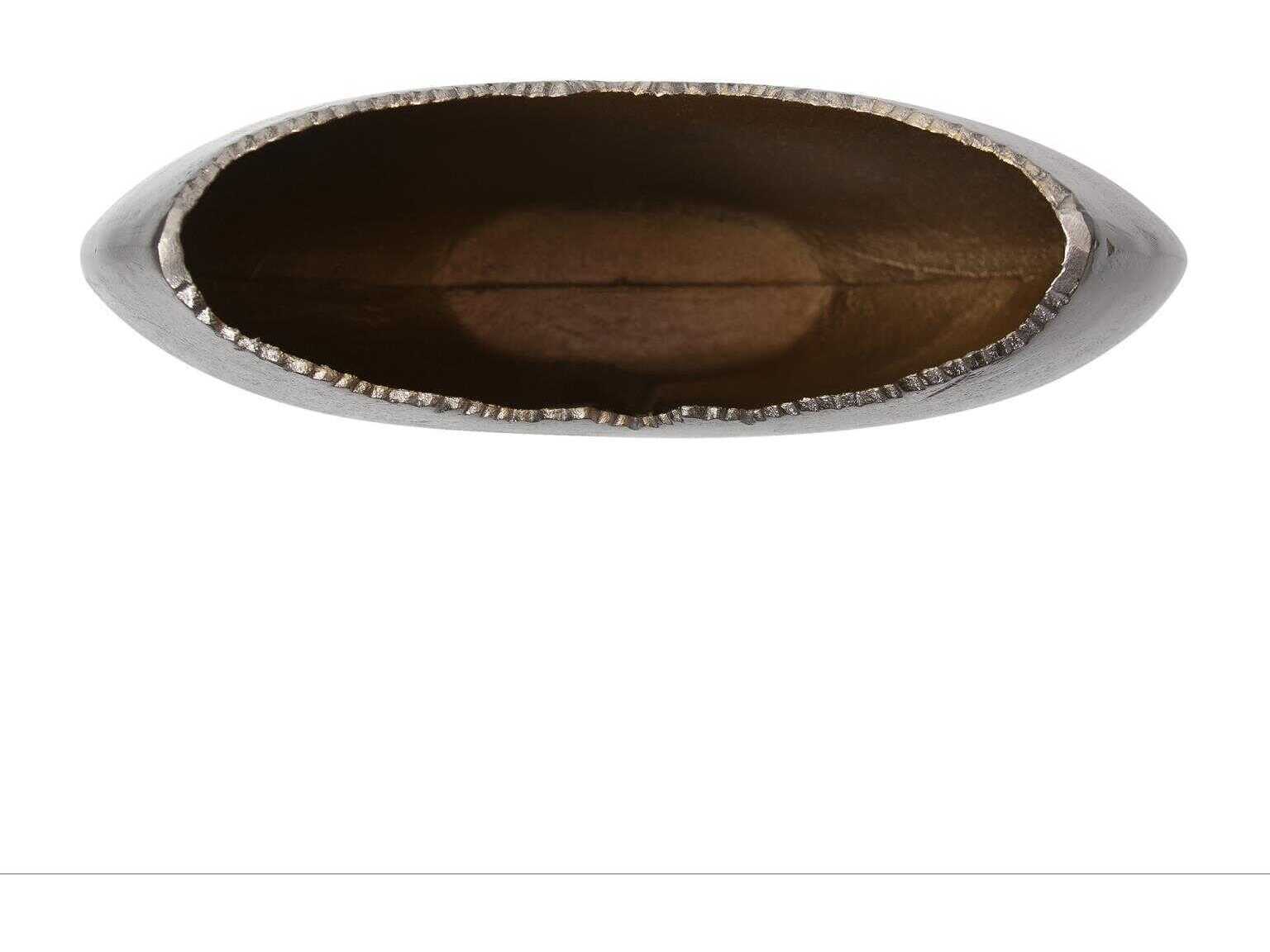 Howard Elliott Baniff Bronze Jagged Edged Disc Vase