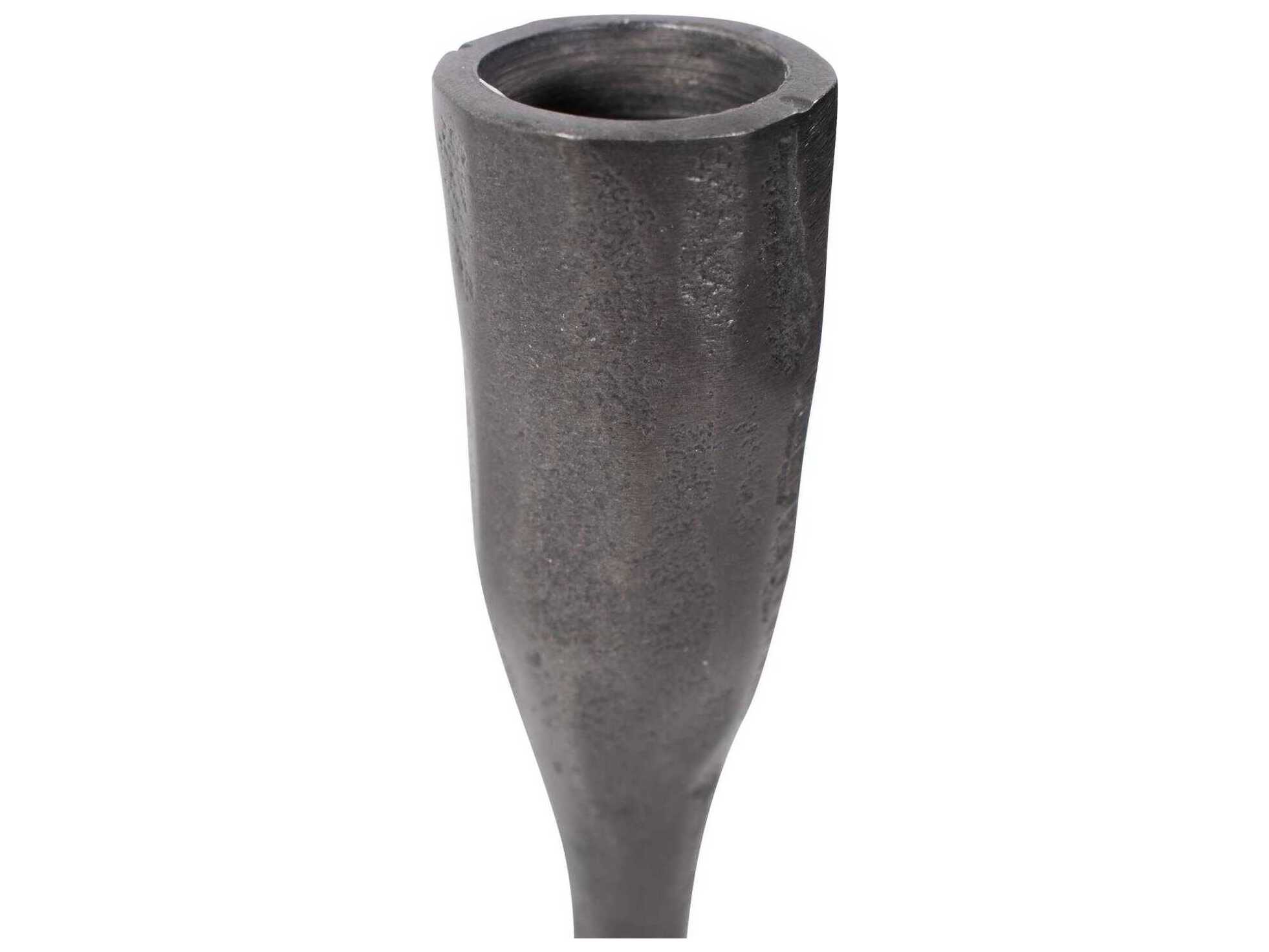 Howard Elliott Asher Ebony Sculpted Candle Holder