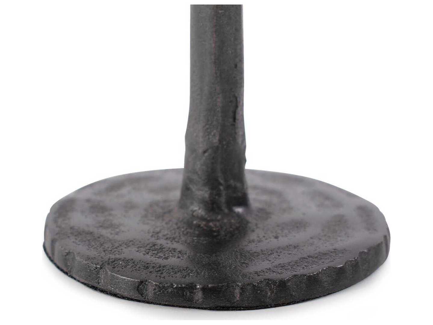 Howard Elliott Asher Ebony Sculpted Candle Holder