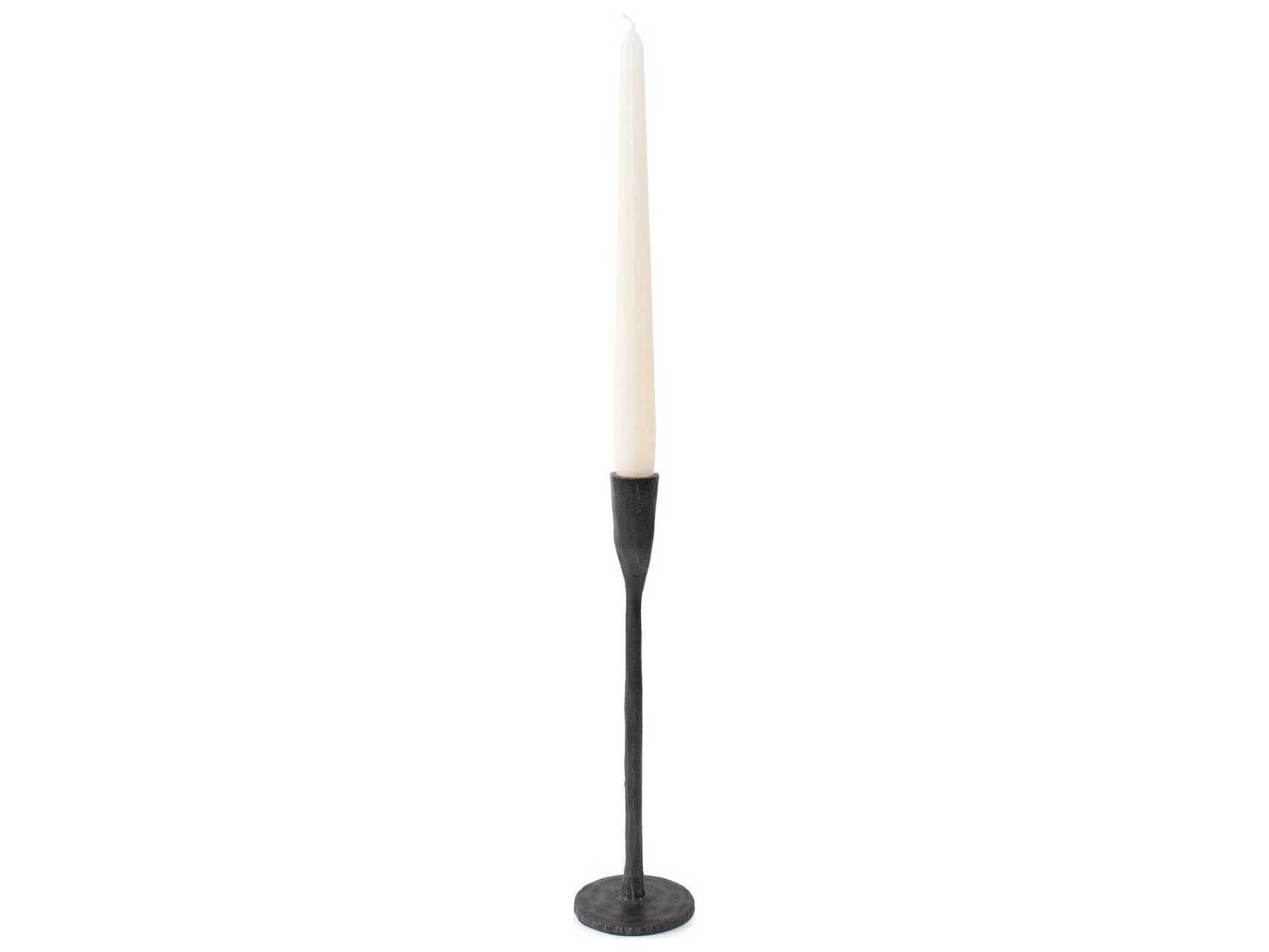 Howard Elliott Asher Ebony Sculpted Candle Holder