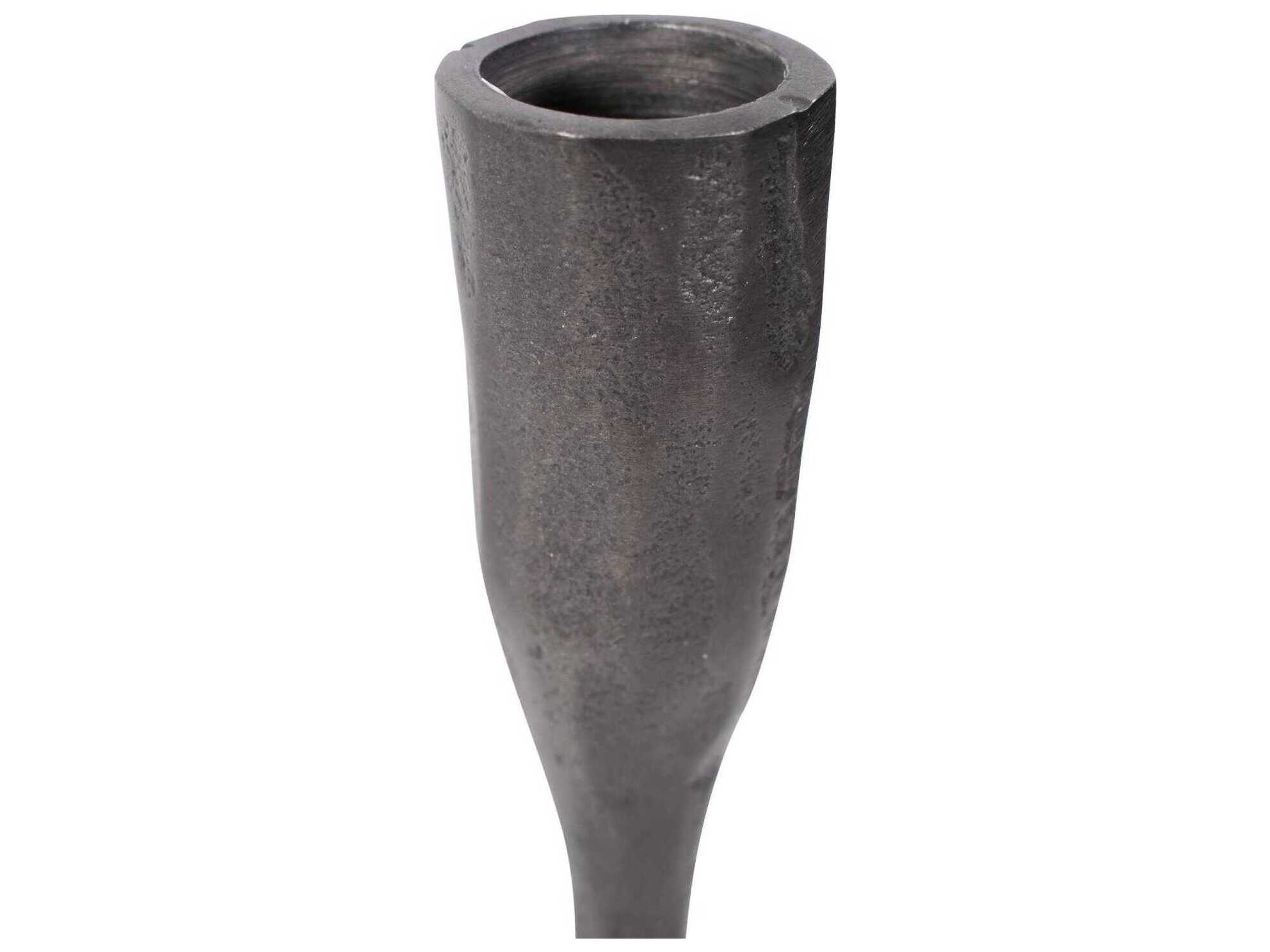 Howard Elliott Asher Ebony Sculpted Candle Holder