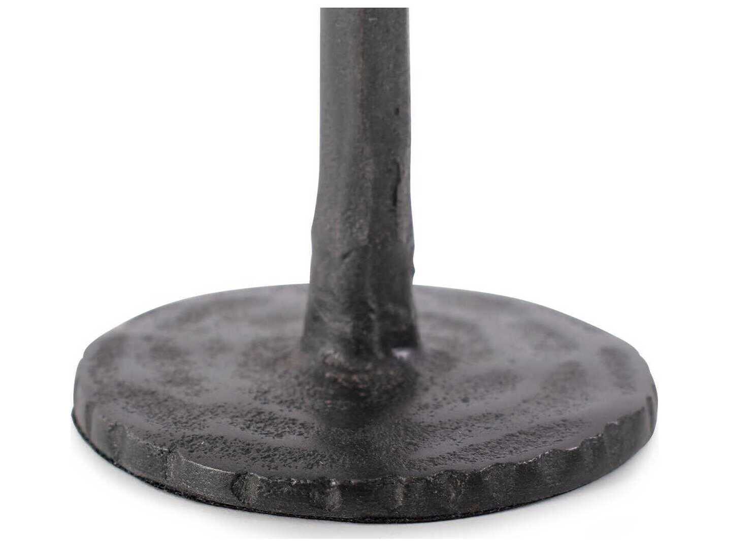 Howard Elliott Asher Ebony Sculpted Candle Holder
