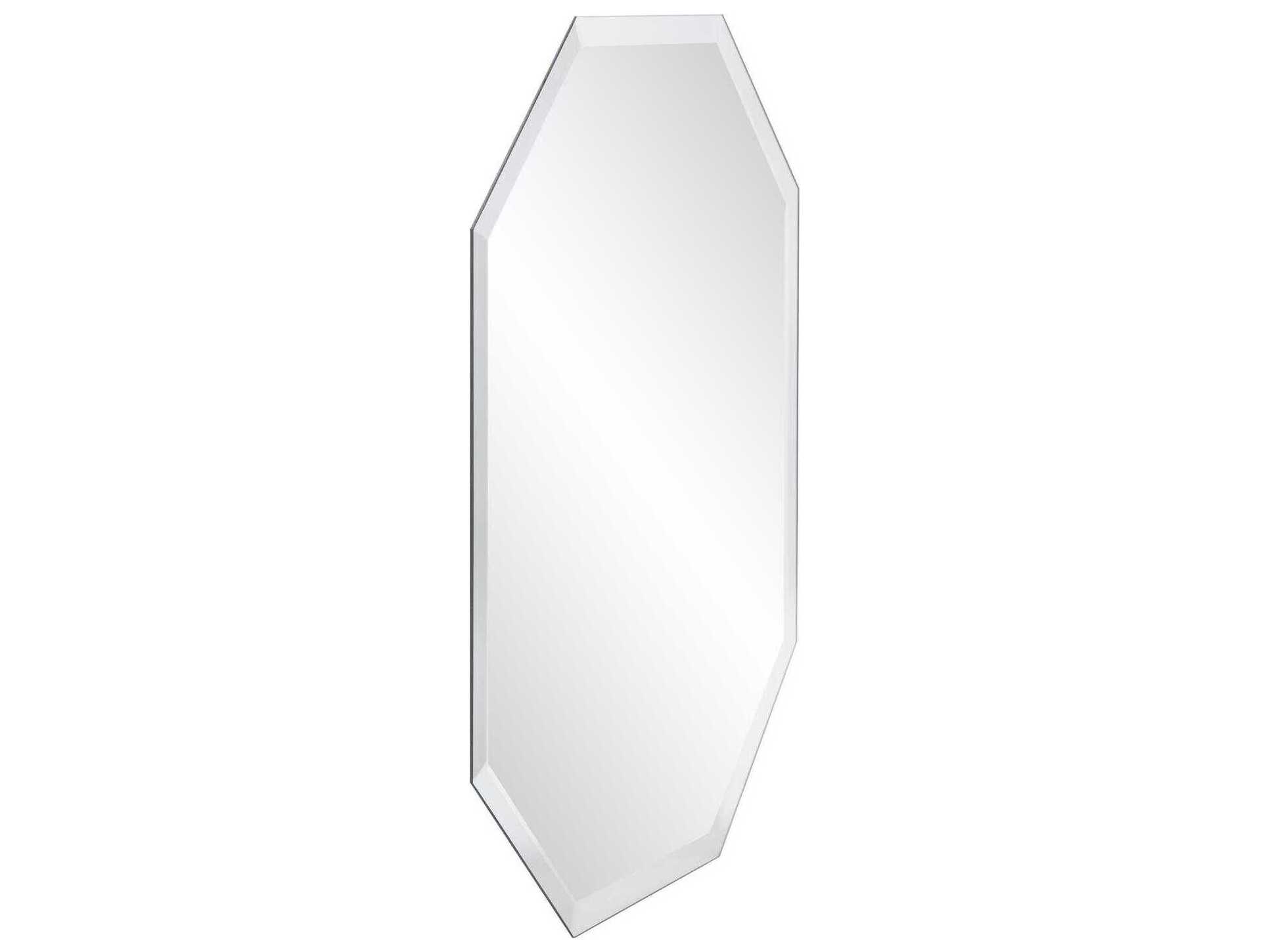 Howard Elliott Octagonal Silver Wall Mirror