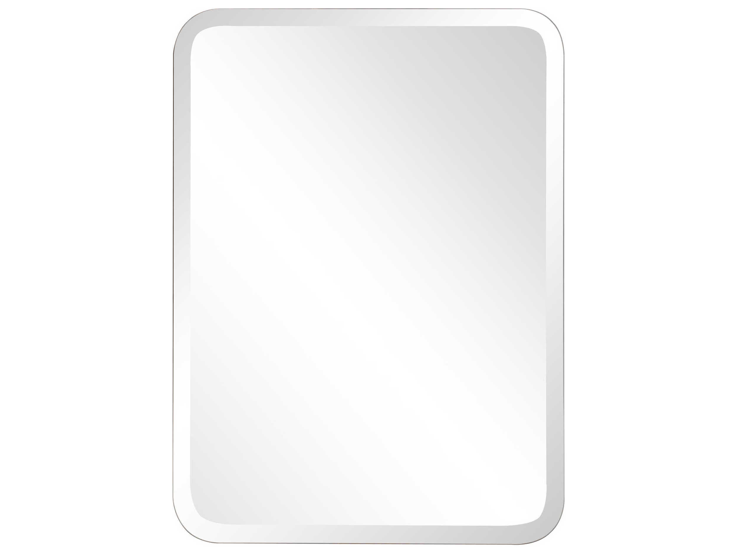 Howard Elliott Frameless Rectangular Wall Mirror