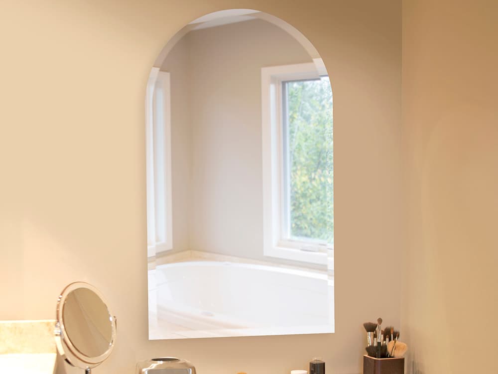 Howard Elliott Frameless Mirrored Wall Mirror