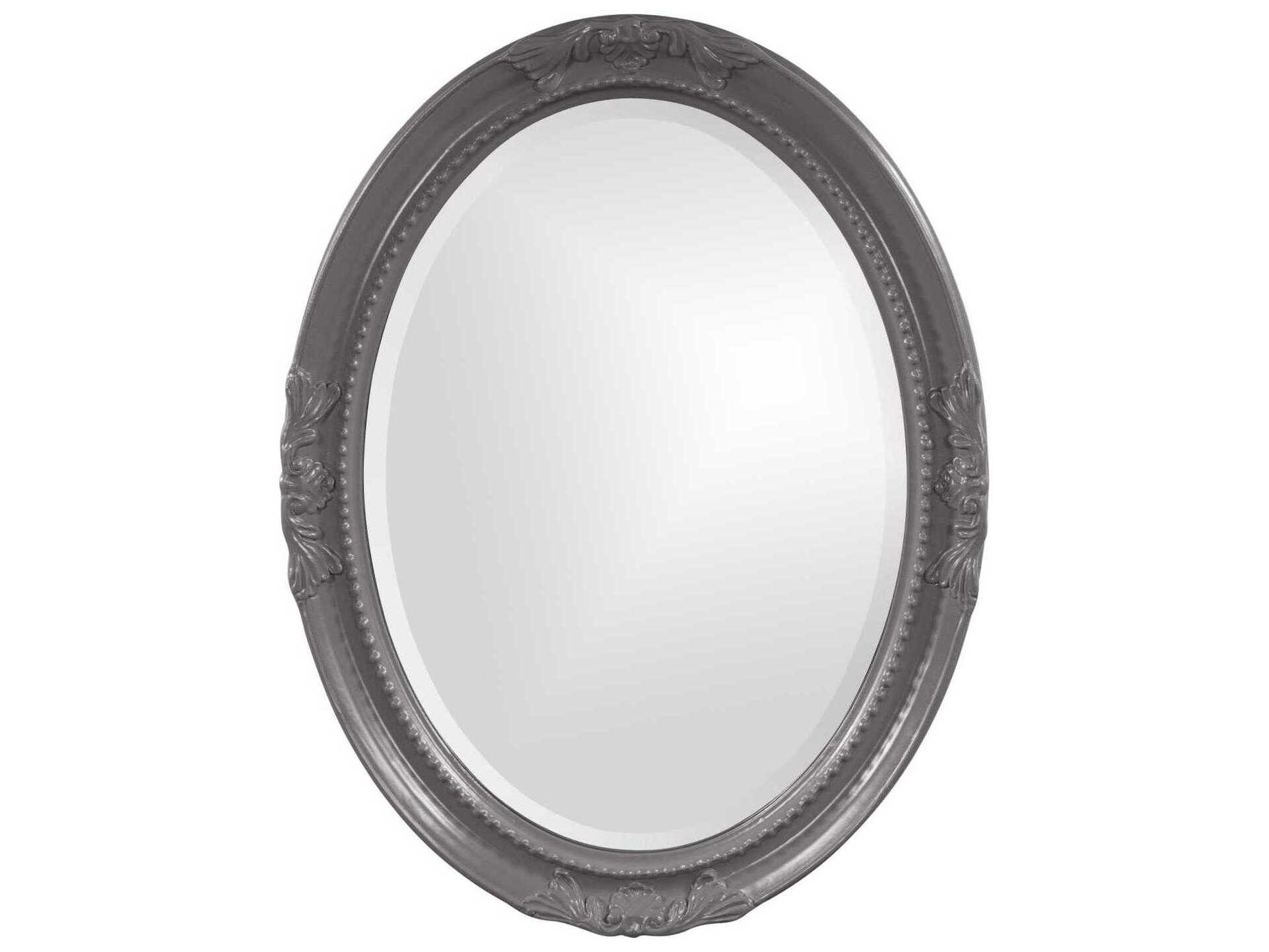 Howard Elliott Queen Ann Oval Wall Mirror