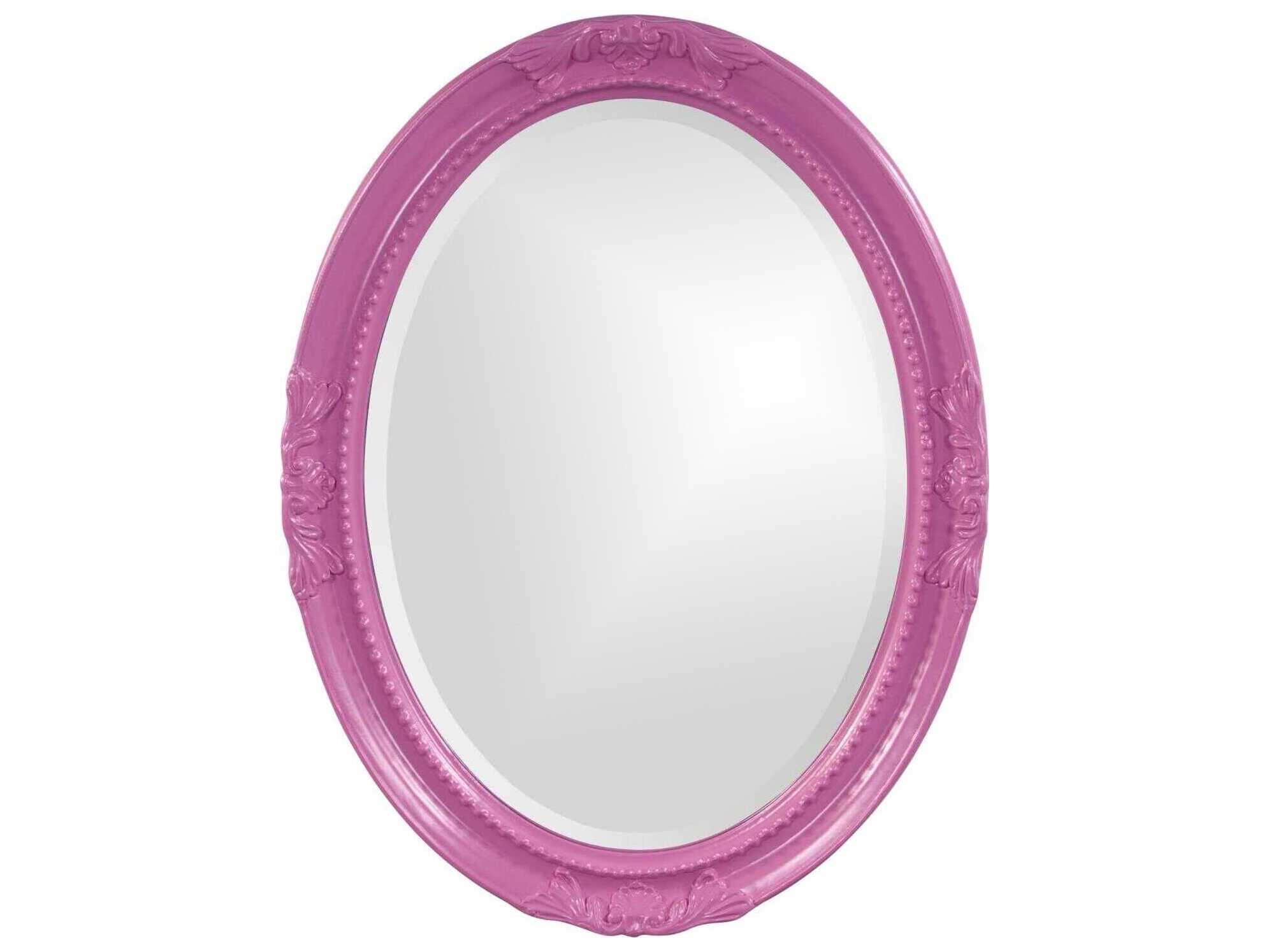 Howard Elliott Queen Ann Oval Wall Mirror