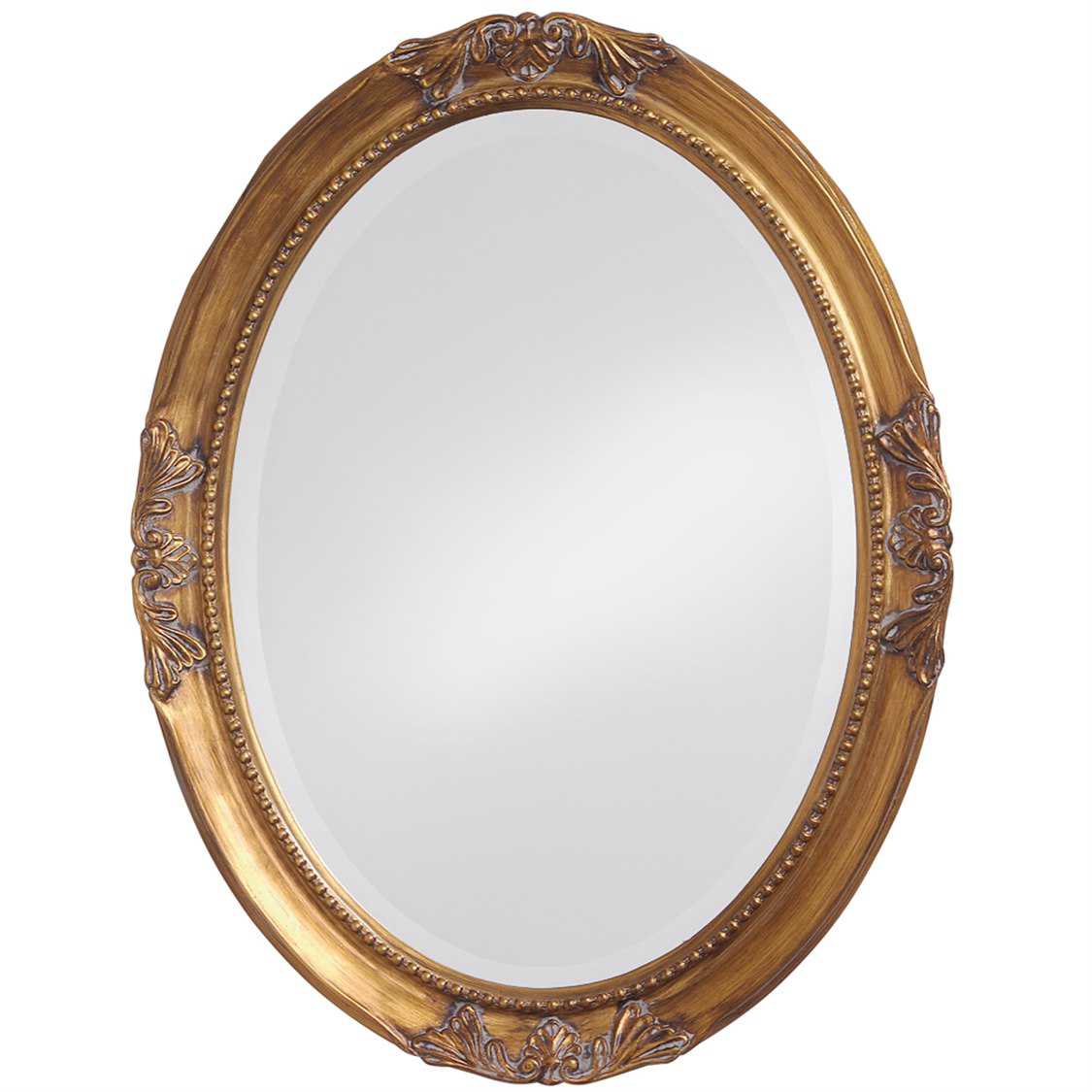 Howard Elliott Queen Ann Antique Gold Wall Mirror
