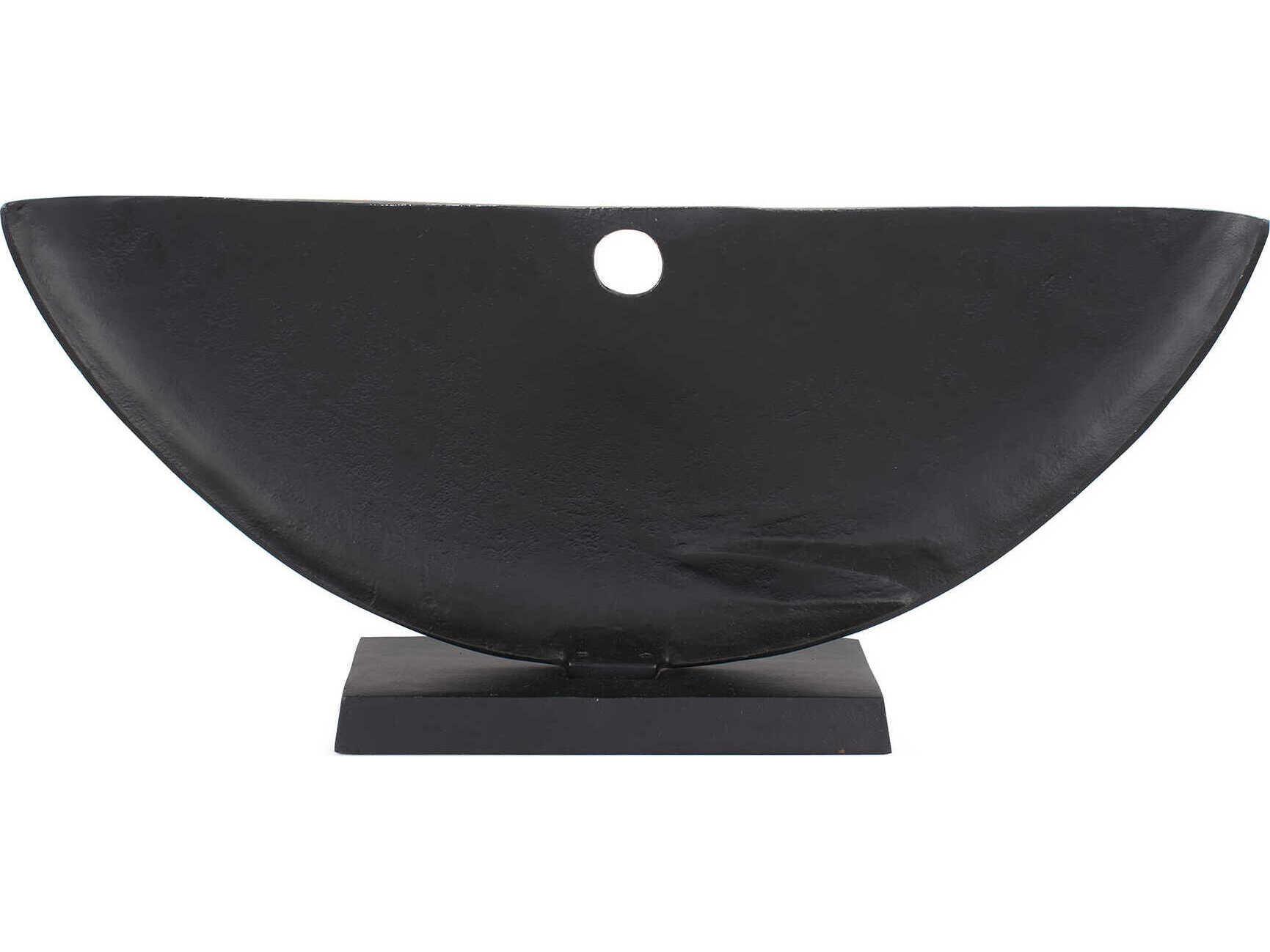 Howard Elliott Antique Silver Hubert Textural Sculpture