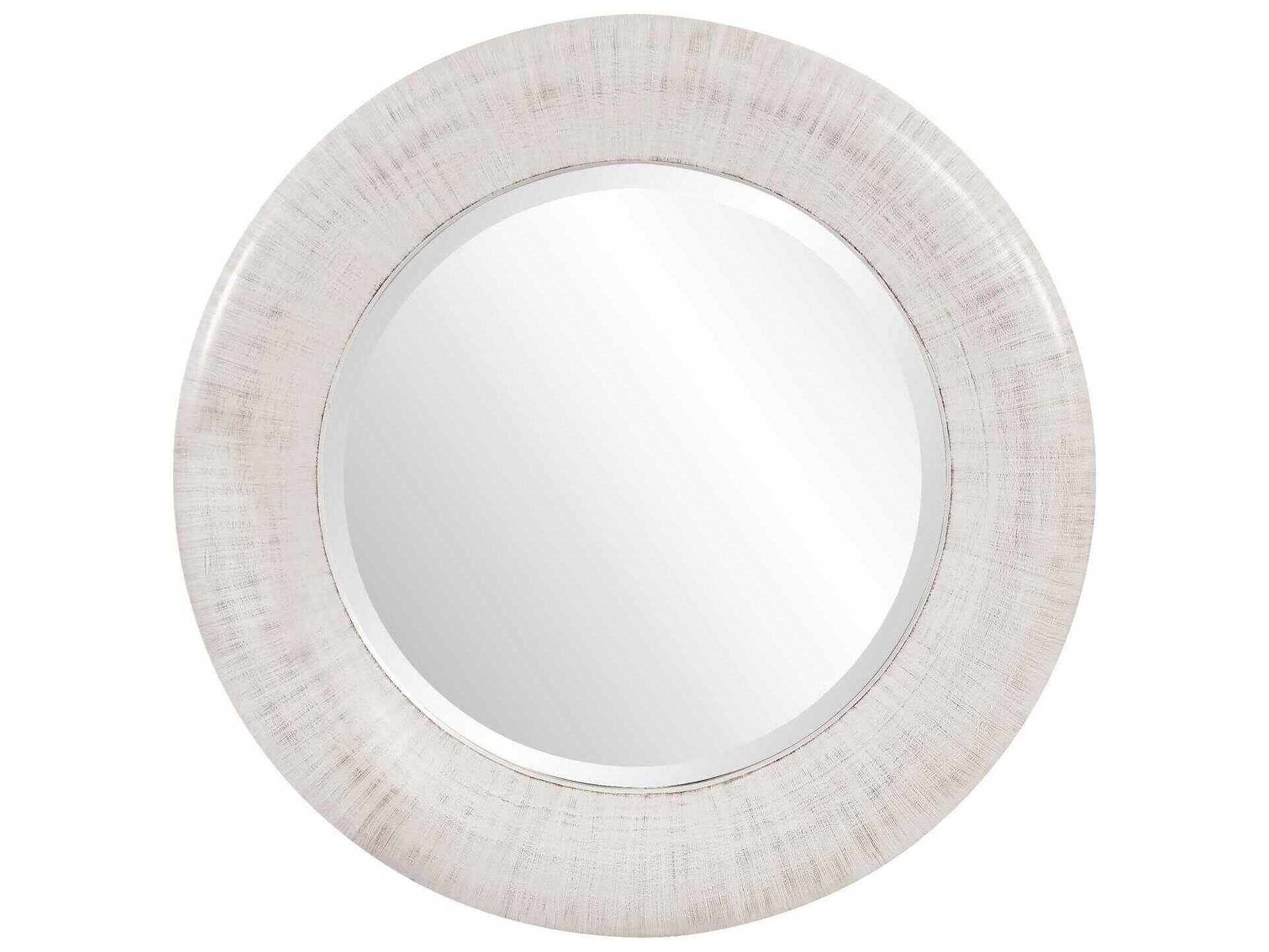 Howard Elliott Jareth Ivory Round Wall Mirror