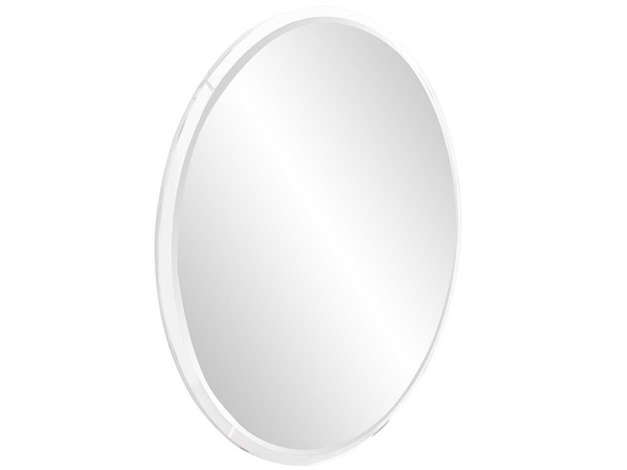 Howard Elliott Clare Clear Round Wall Mirror