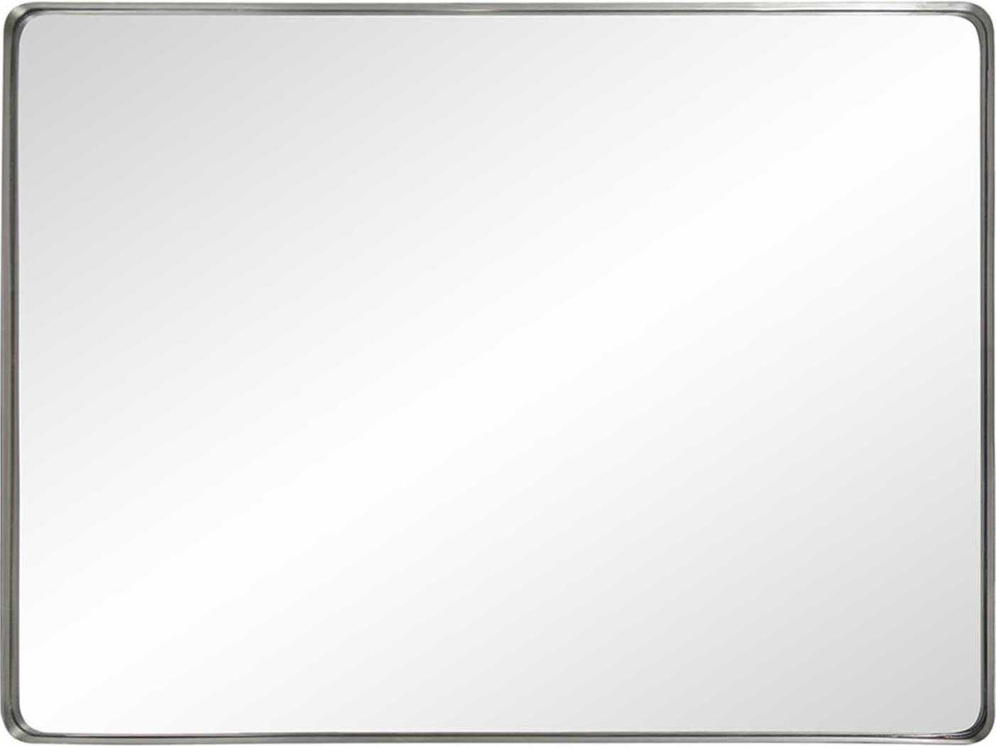 Howard Elliott Steele Silver Rectangular Wall Mirror