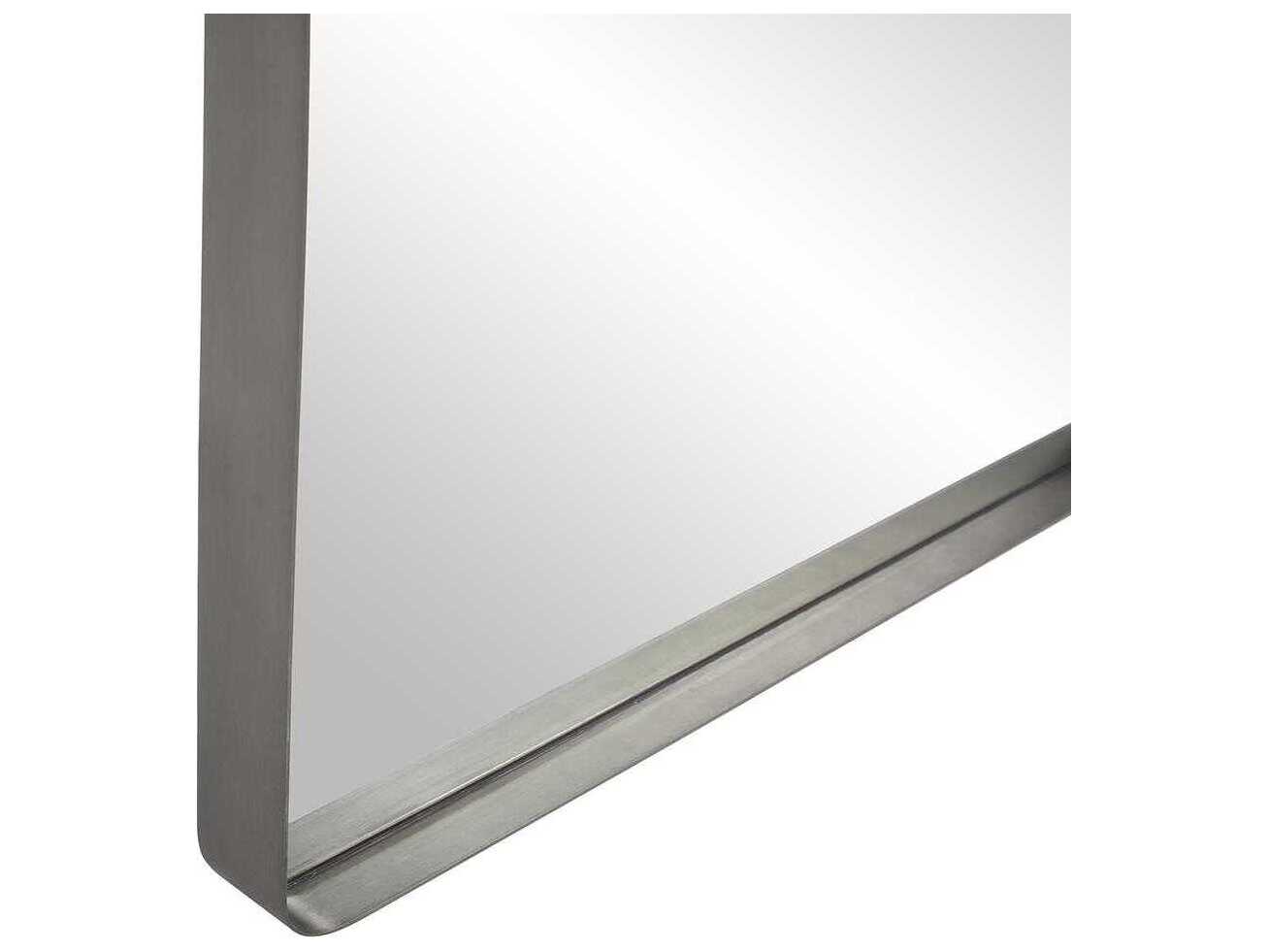 Howard Elliott Steele Oversize Silver Rectangular Wall Mirror