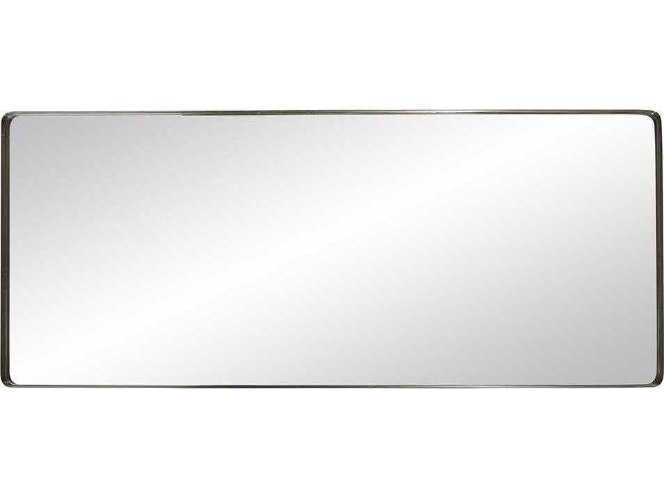 Howard Elliott Steele Oversize Brass Rectangular Wall Mirror