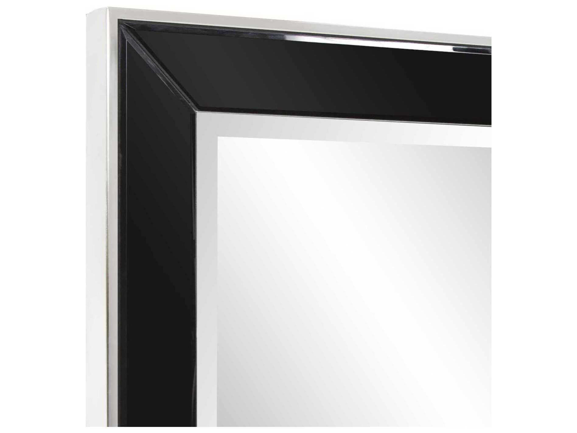Howard Elliott Devon Black Square Wall Mirror