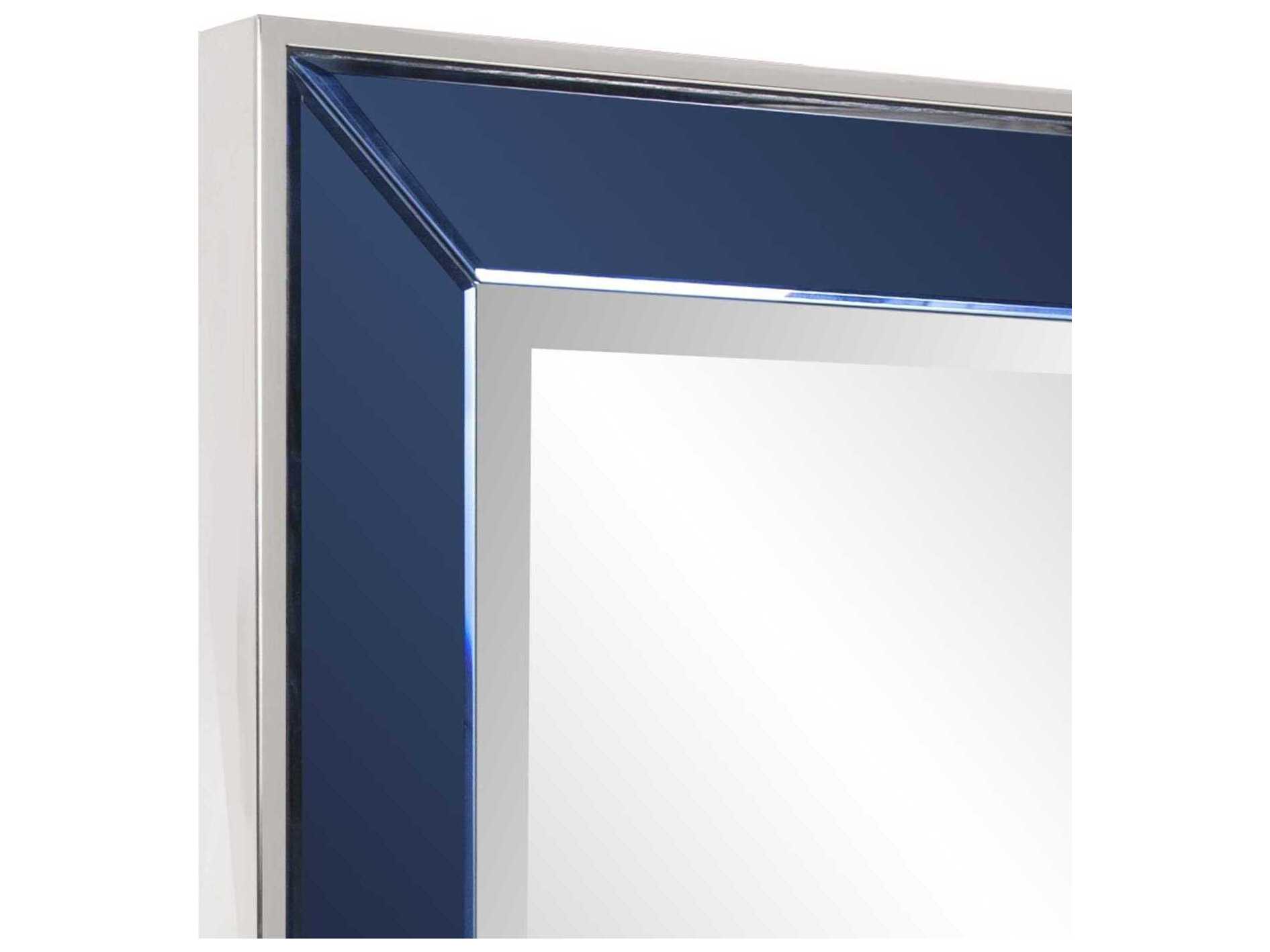 Howard Elliott Devon Blue Square Wall Mirror