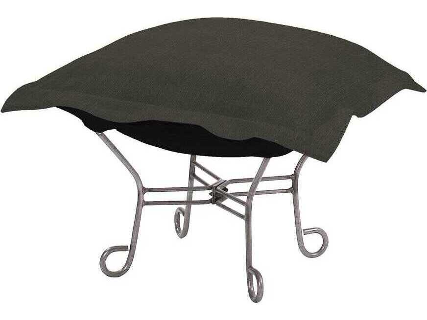 Howard Elliott Scroll Puff Upholstered Ottoman