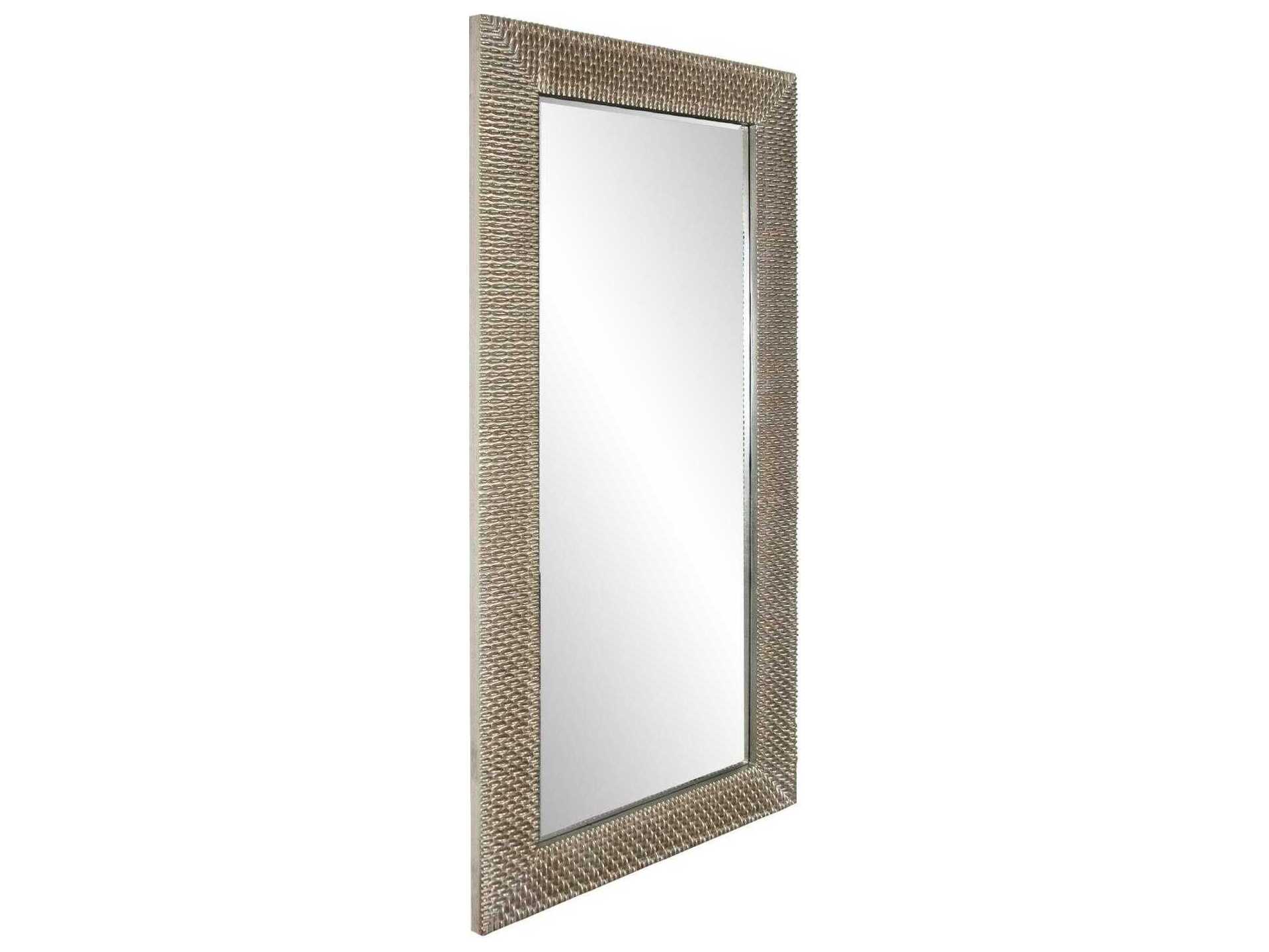 Howard Elliott Bergman Champagne Rectangular Wall Mirror