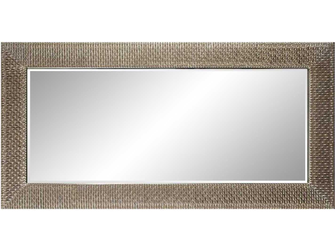 Howard Elliott Bergman Champagne Rectangular Wall Mirror