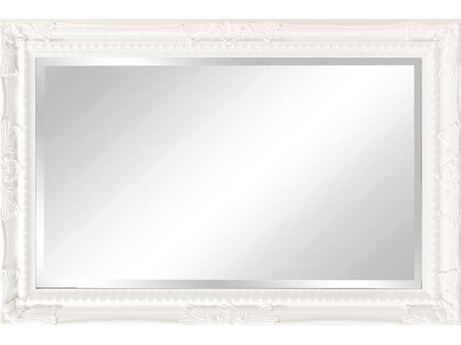 Howard Elliott Queen Ann Glossy White Wall Mirror