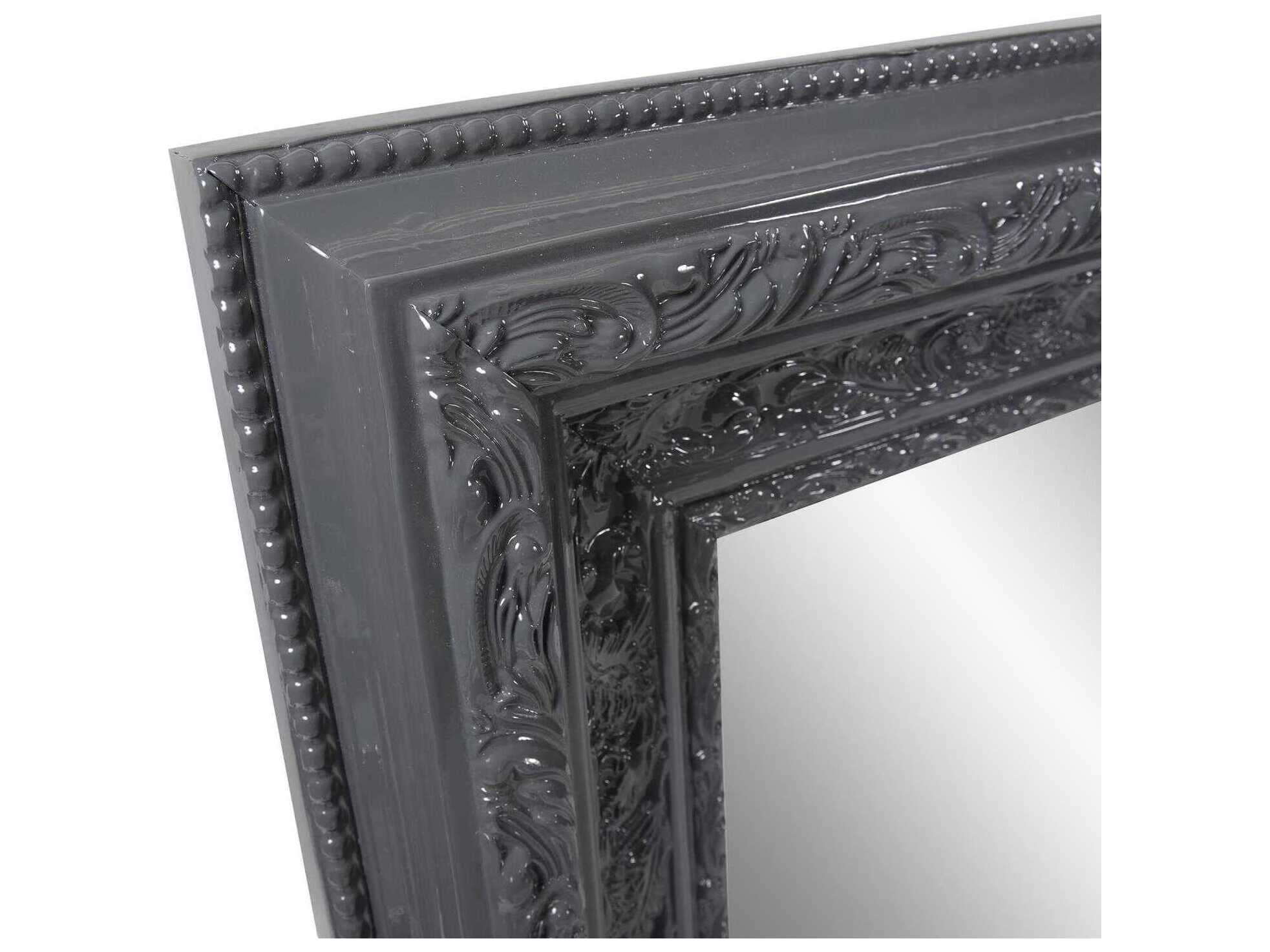 Howard Elliott Nottingham Charcoal Square Wall Mirror