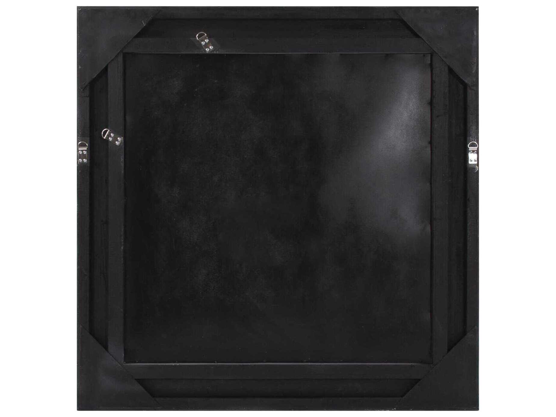 Howard Elliott Nottingham Charcoal Square Wall Mirror