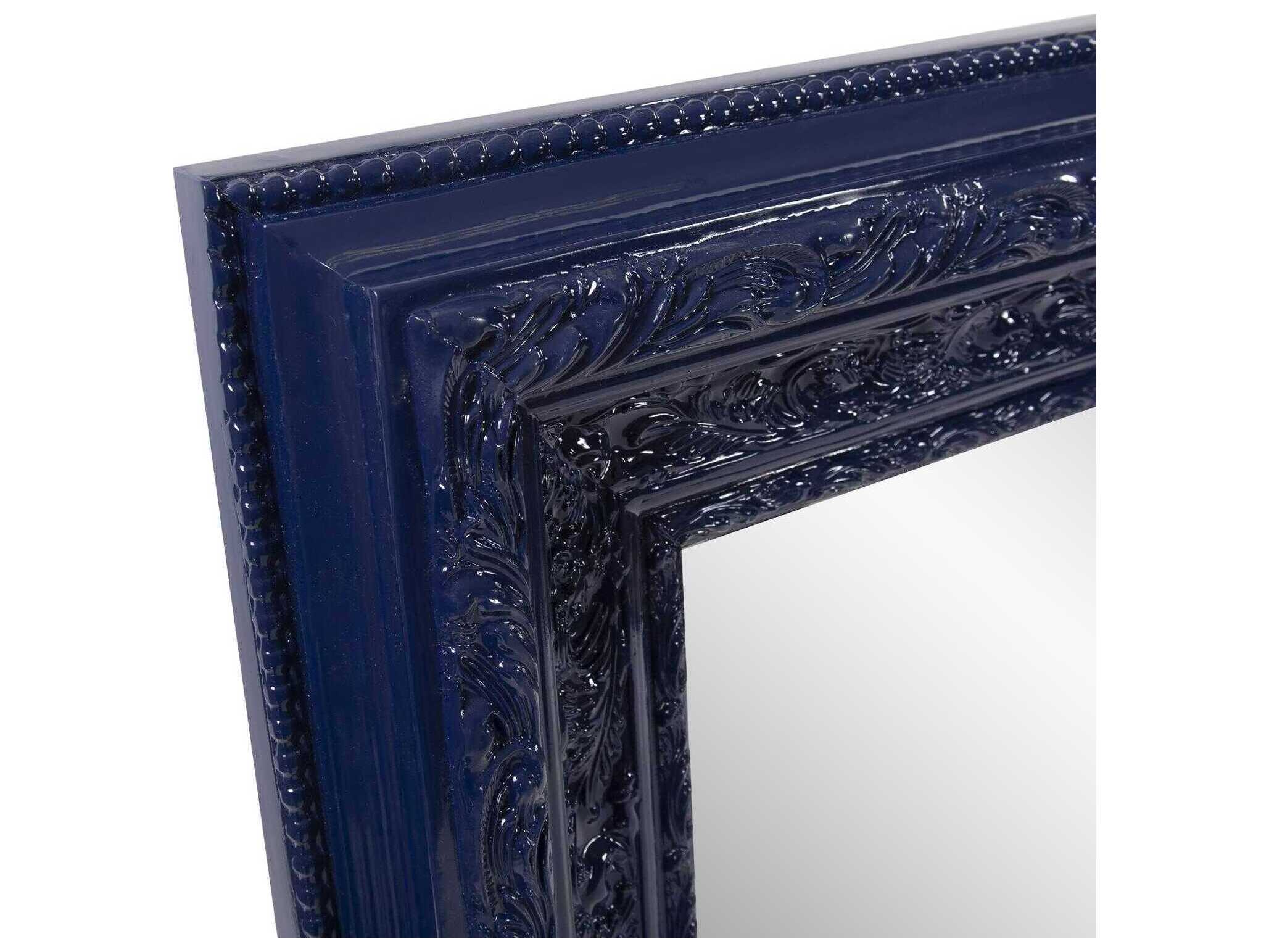 Howard Elliott Nottingham Navy Square Wall Mirror