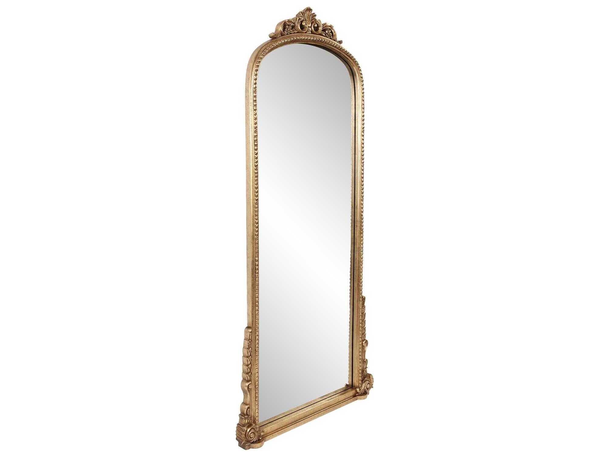 Howard Elliott Germaine Antique Gold Wall Mirror