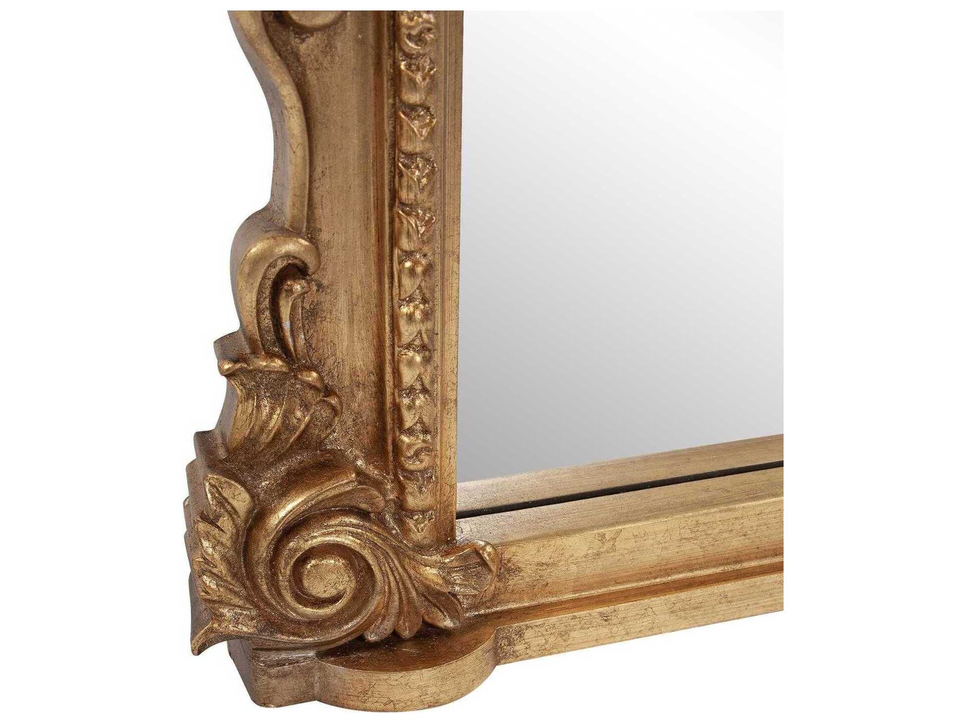 Howard Elliott Germaine Antique Gold Wall Mirror