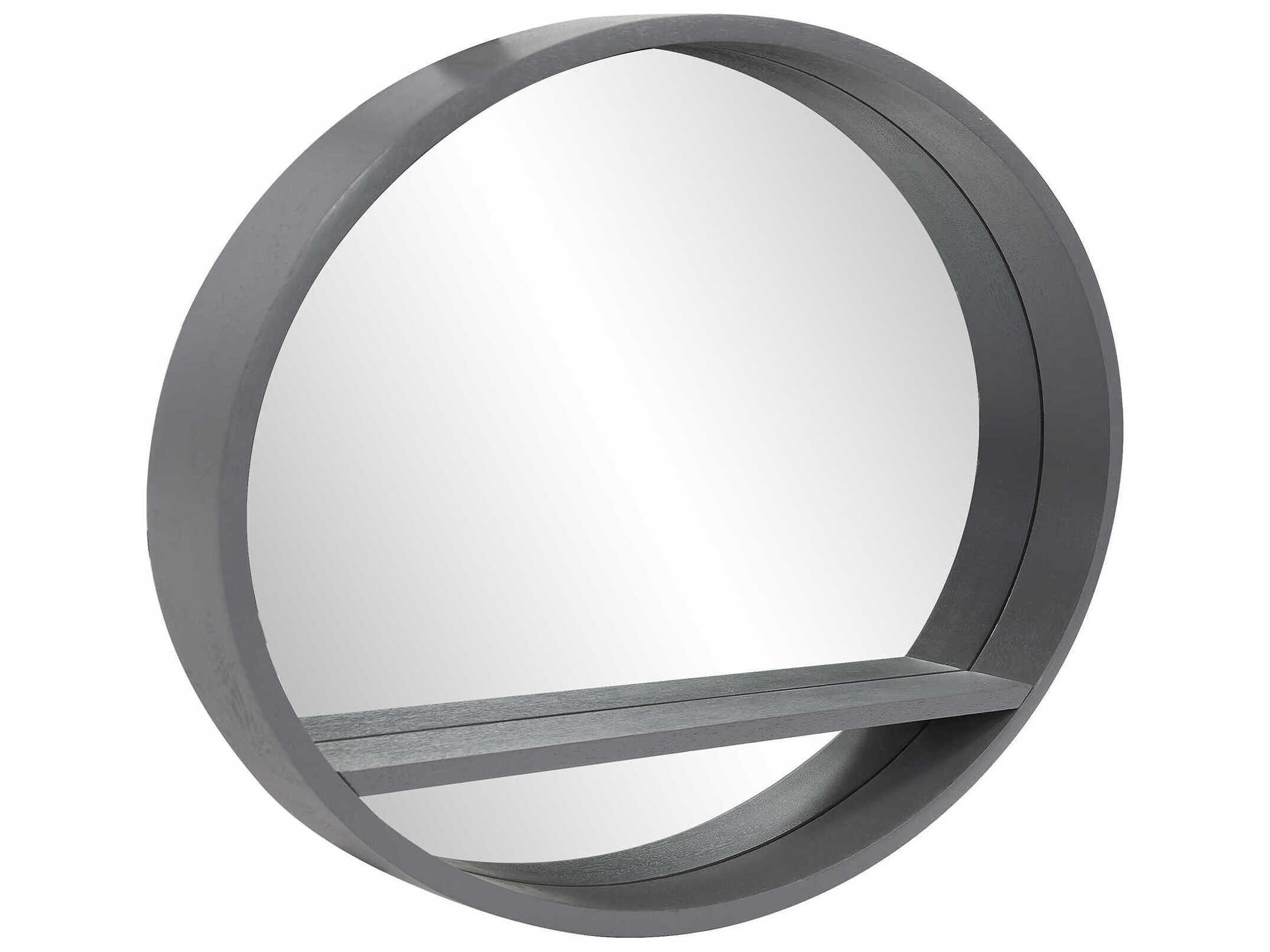 Howard Elliott Ackley Slate Oval Wall Mirror